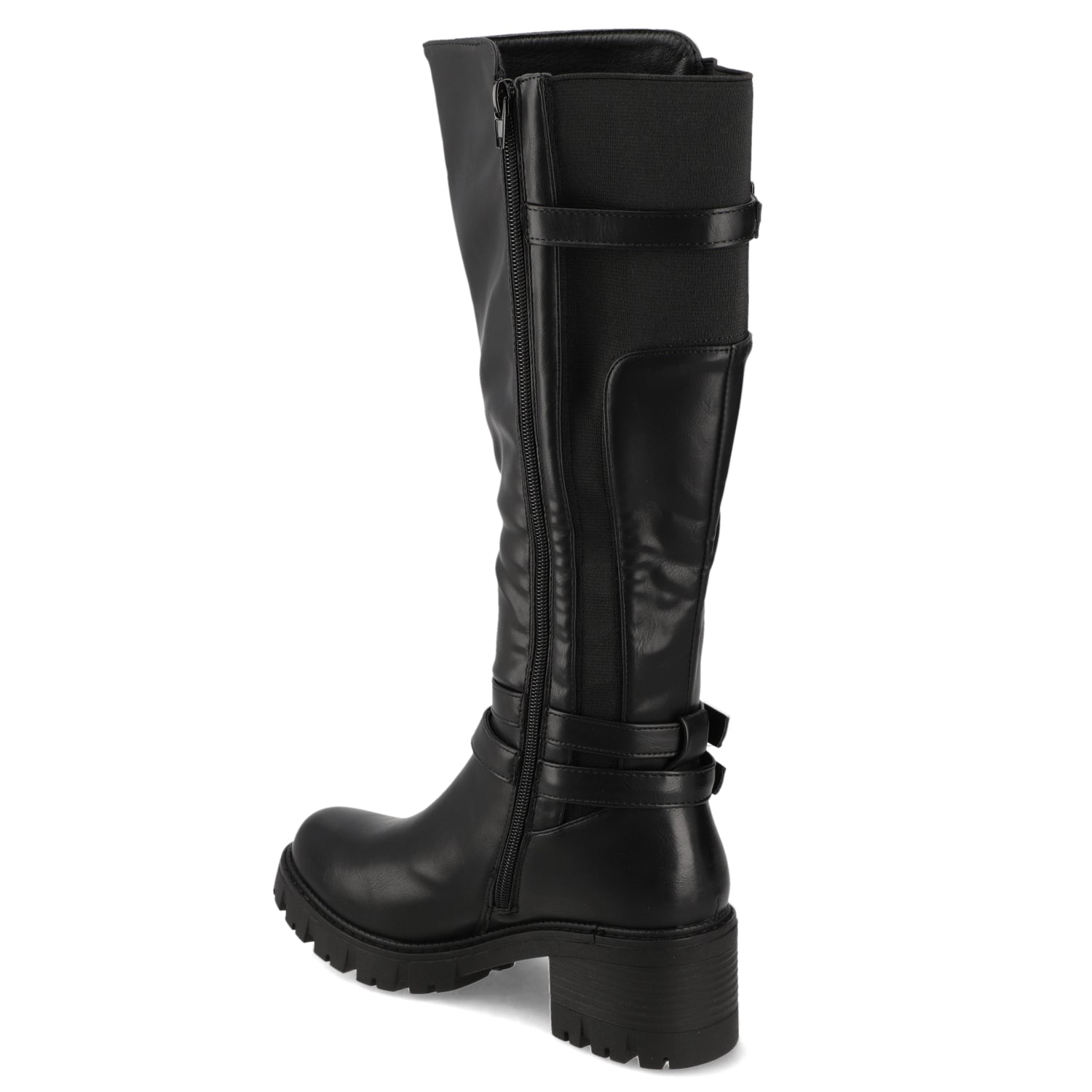 Bota Taco Negra New Walk