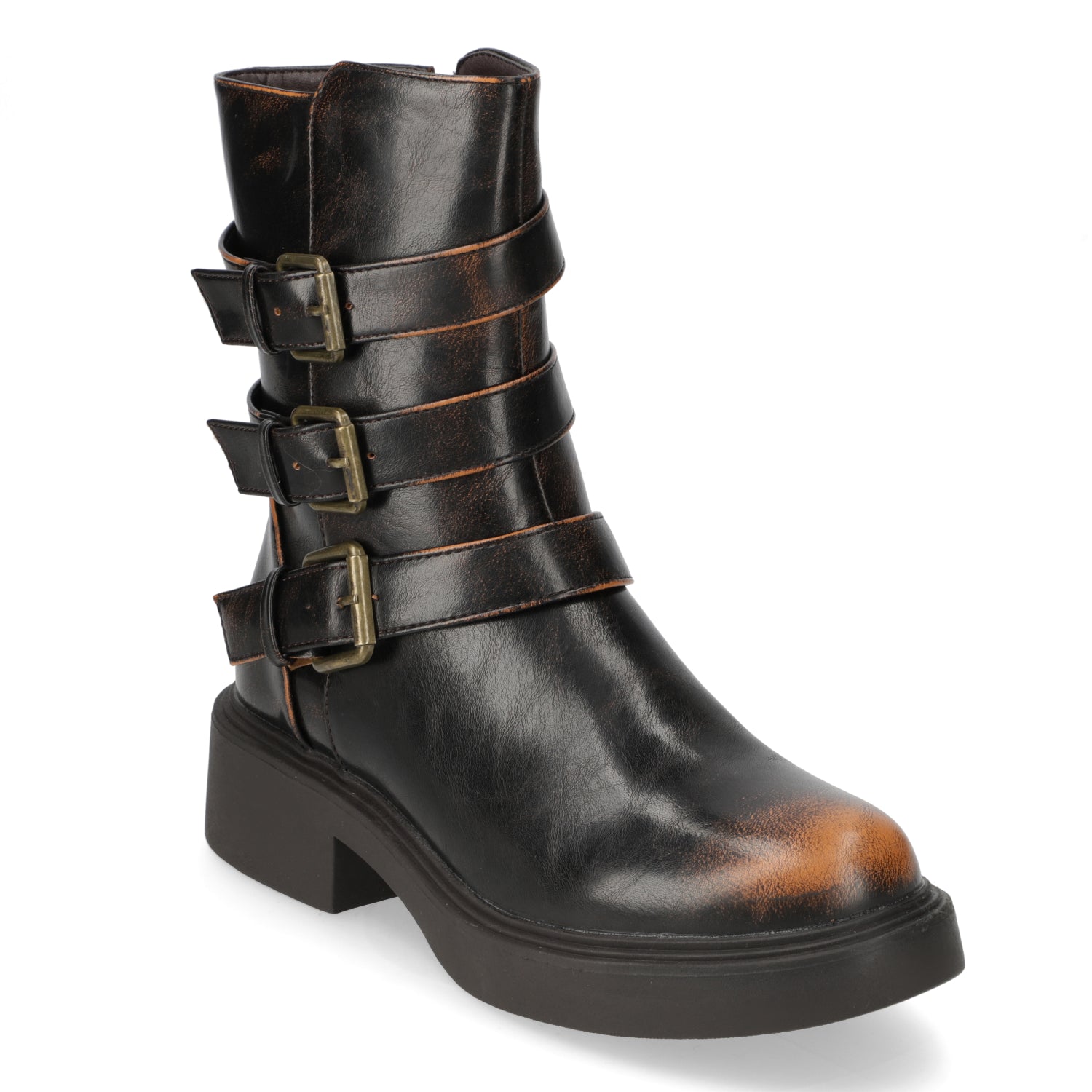 Bota Taco Ancho 3 cm CafŽ Agua de Coco 35 / CafŽ
