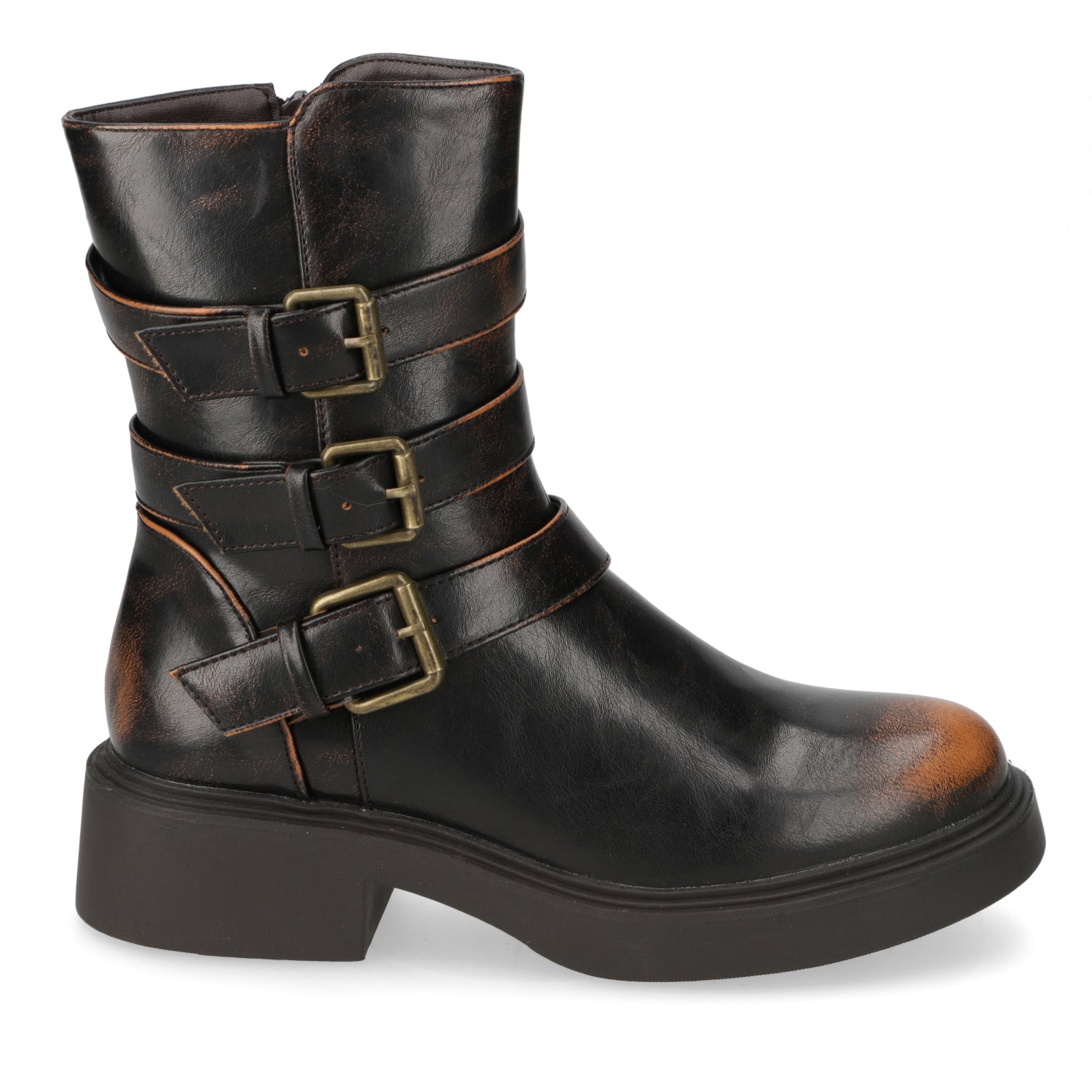 Bota Taco Ancho 3 cm CafŽ Agua de Coco 35 / CafŽ