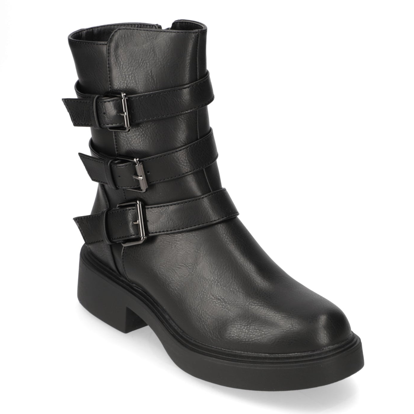 Bota Taco Ancho 3 cm Negro Agua de Coco 35 / Negro
