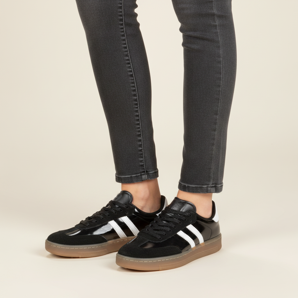 Zapatilla Negra New Walk
