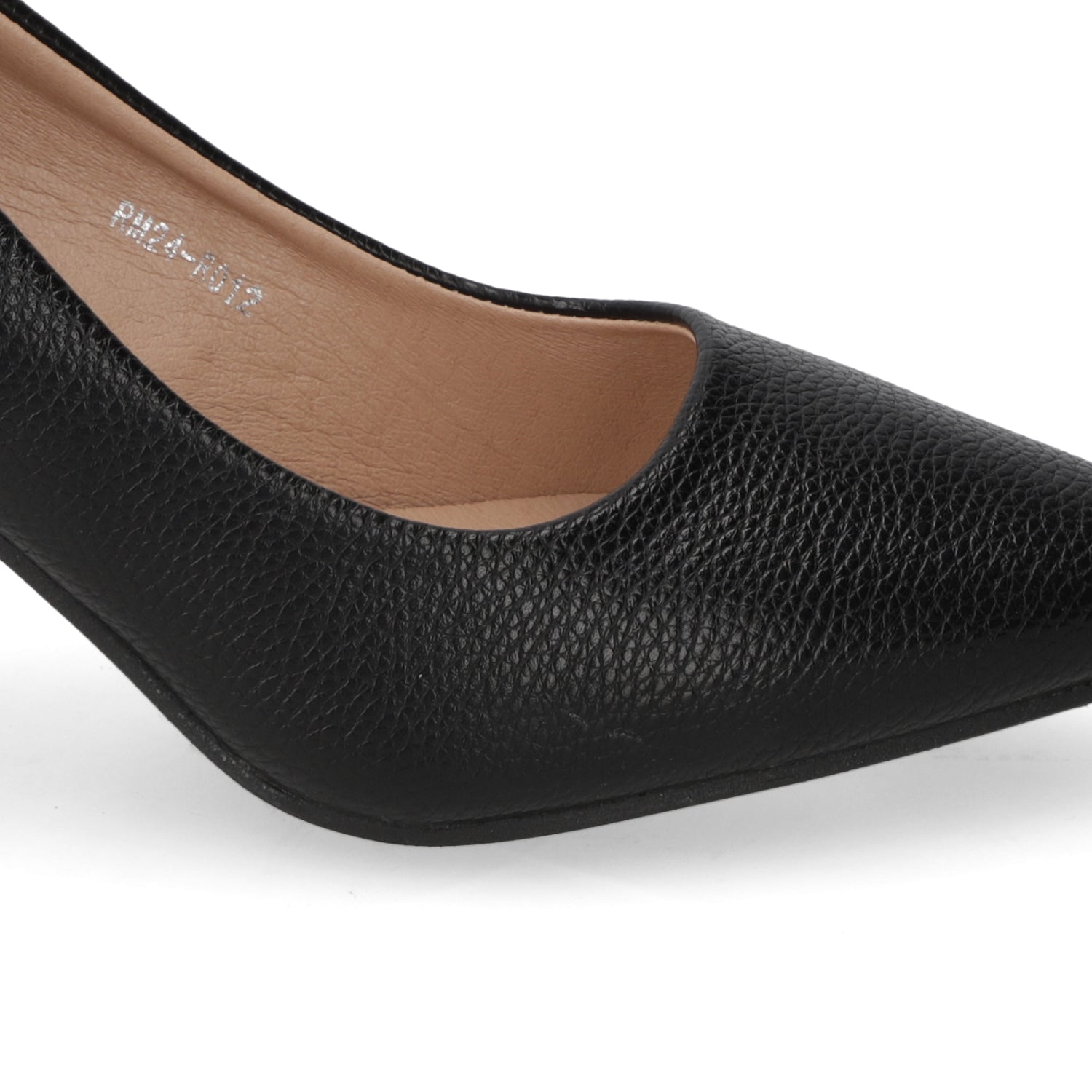 Zapato Taco Ancho Negro