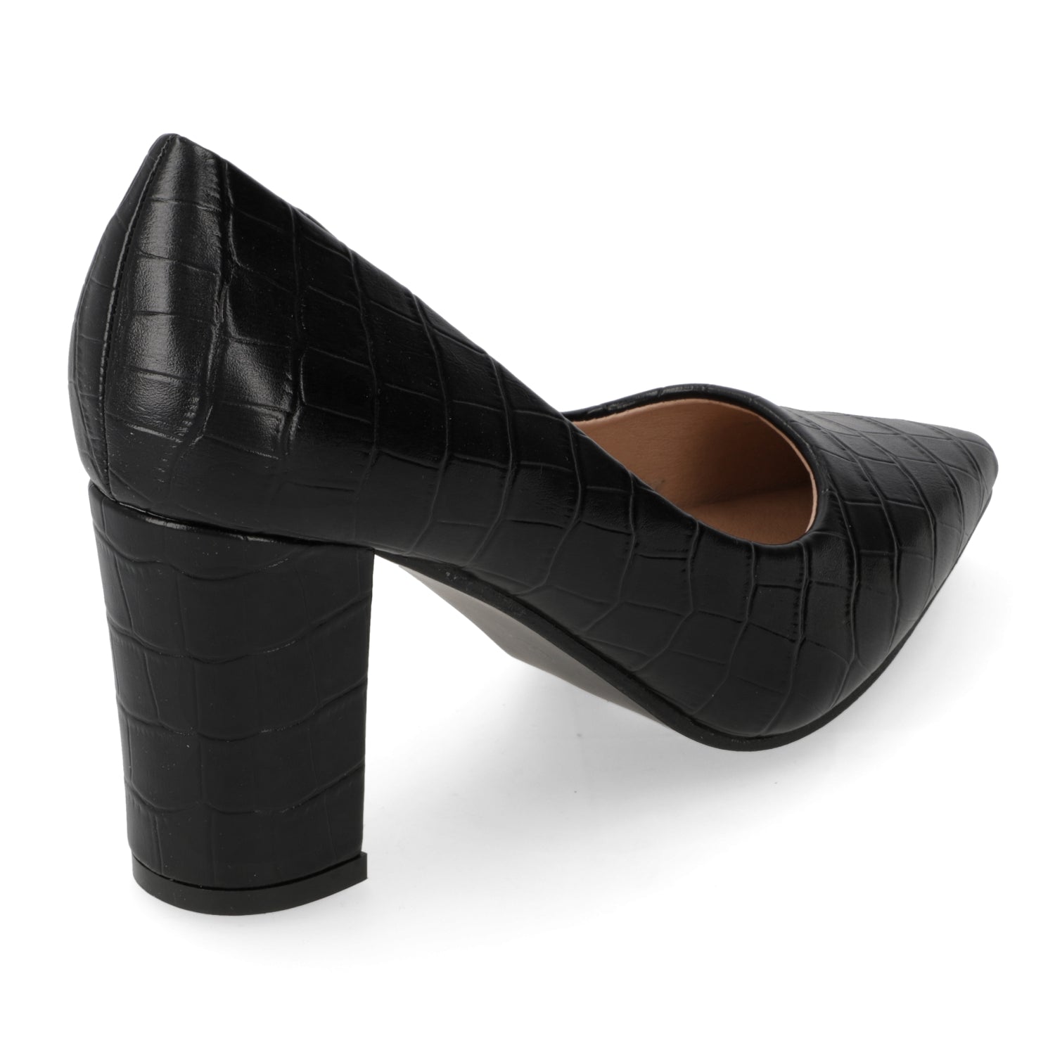 Taco Ancho Negro Texturizado