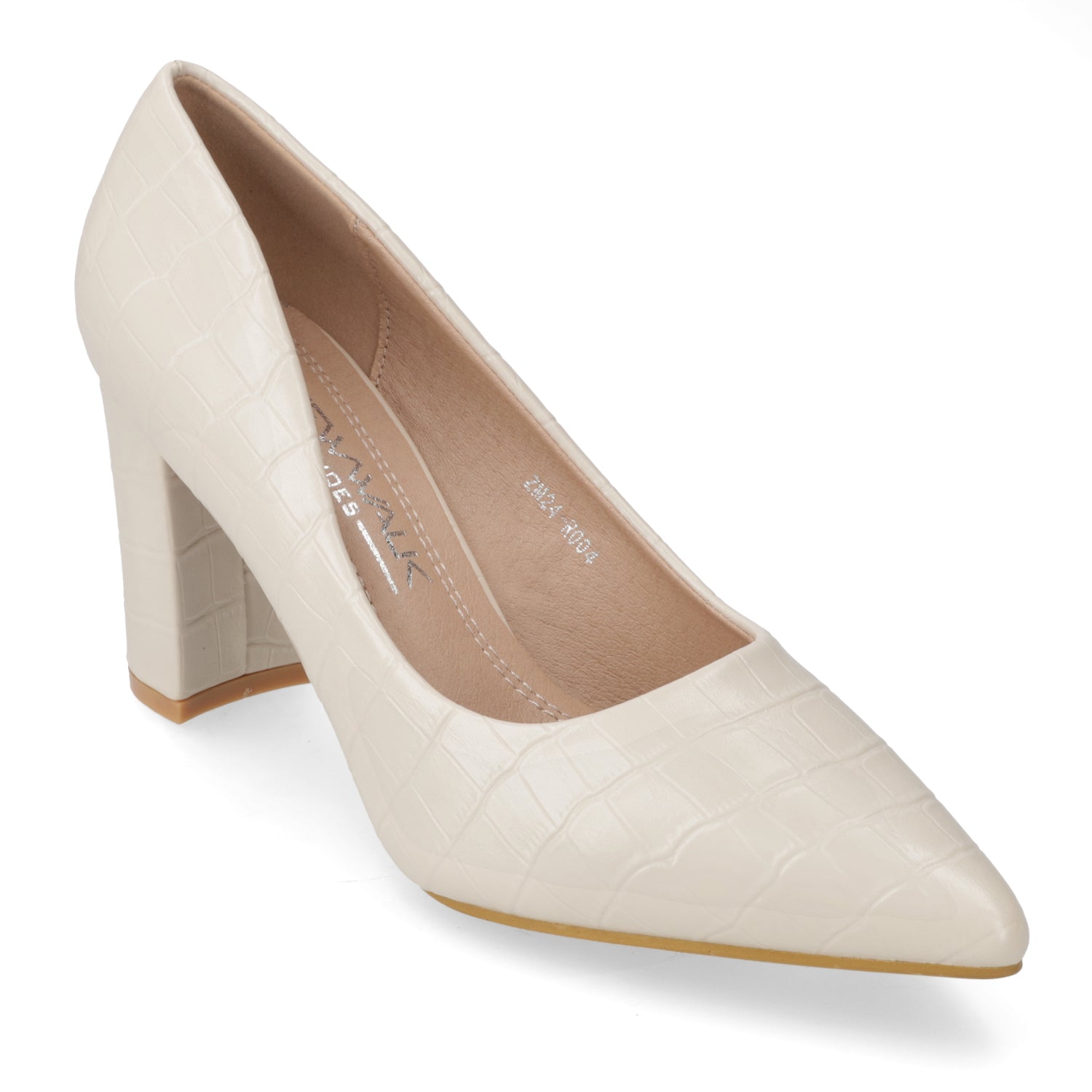 Taco Ancho 10 cm Blanco 35 / Blanco