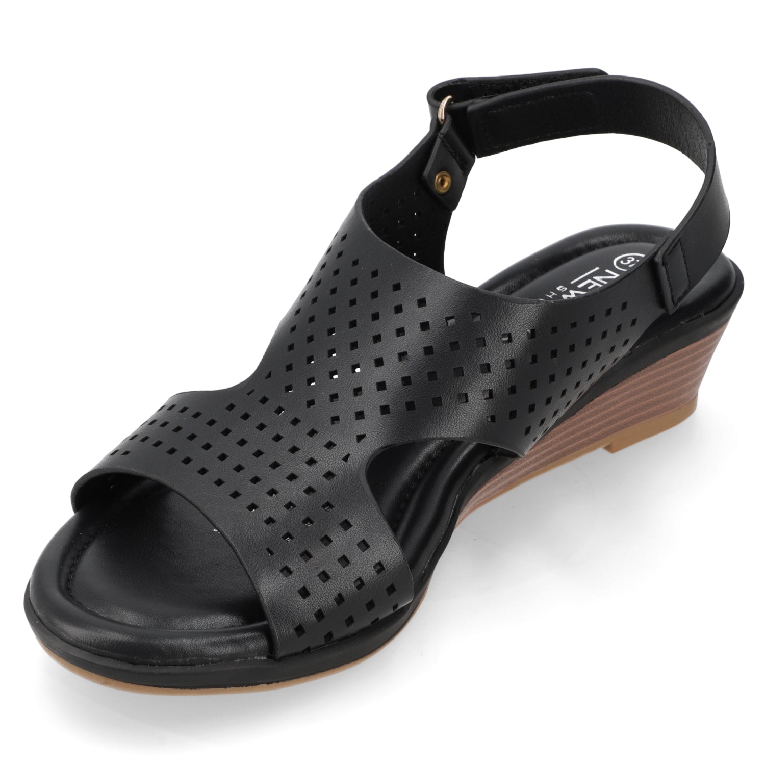 Sandalia Sandalia Negro New Walk Ecocuero 35 / Negro