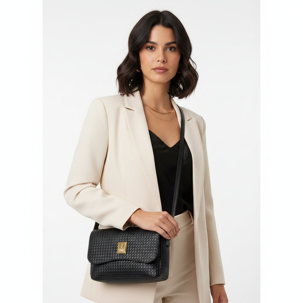 Cartera Negra Vizzano