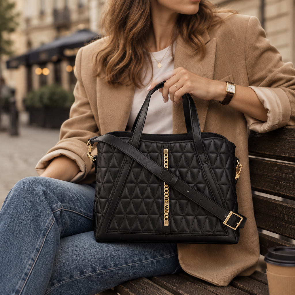 Cartera Negra Vizzano