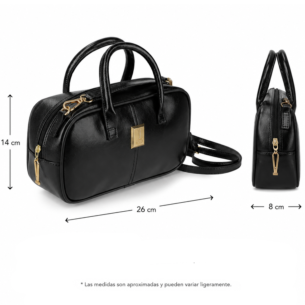 Cartera Negro Talla Única / Negro