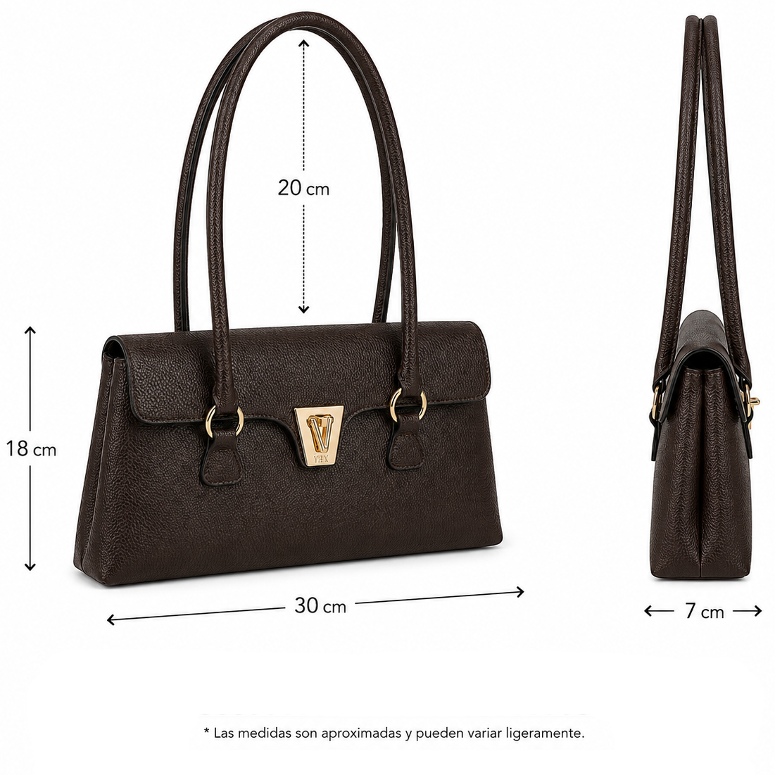 Cartera Café Talla Única / Café