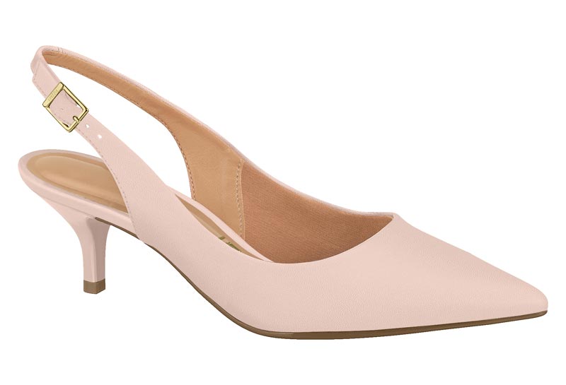 Stiletto Mujer Taco Medio Slingback Rosado Vizzano