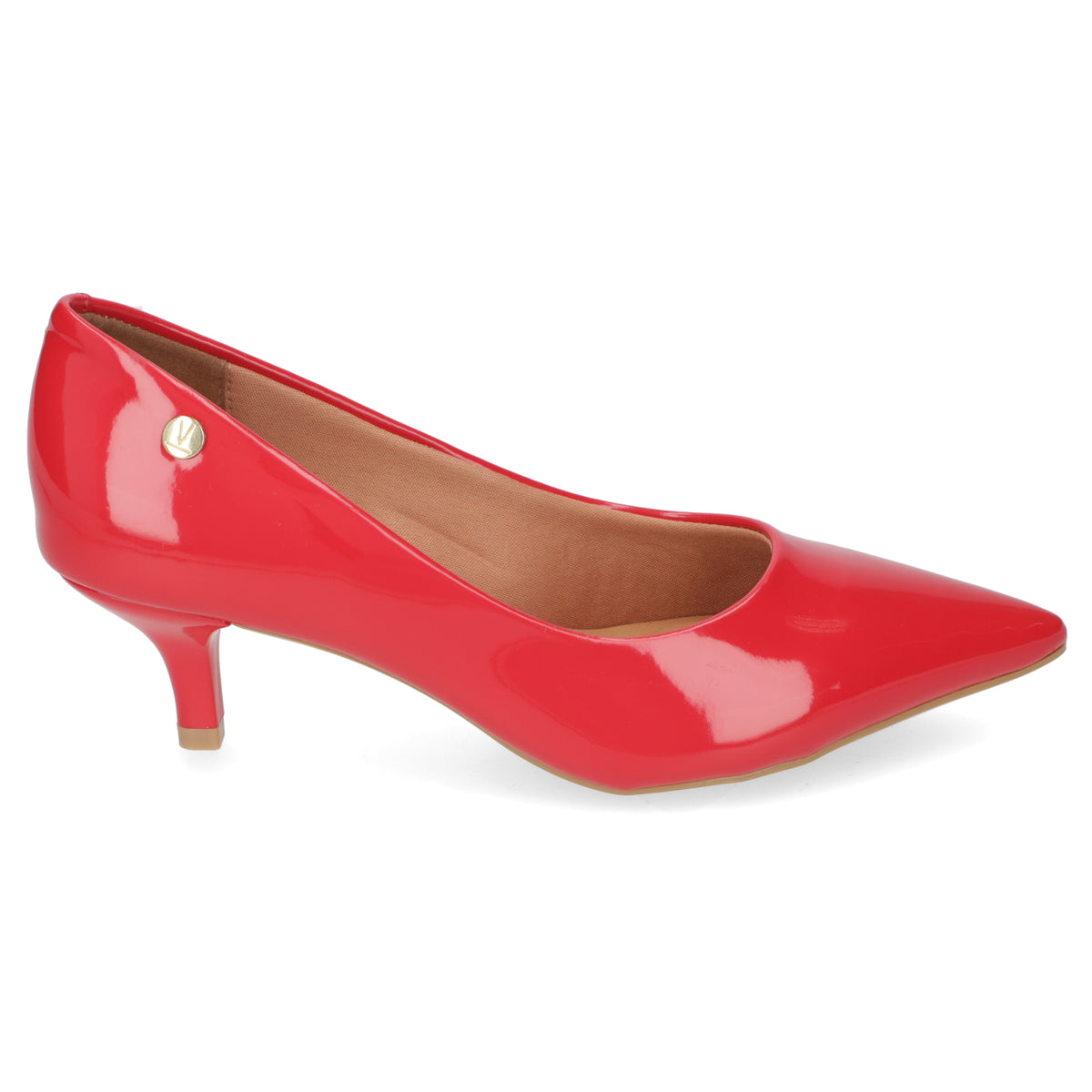 Stiletto Taco Aguja Efecto Charol Rojo 40 / Rojo