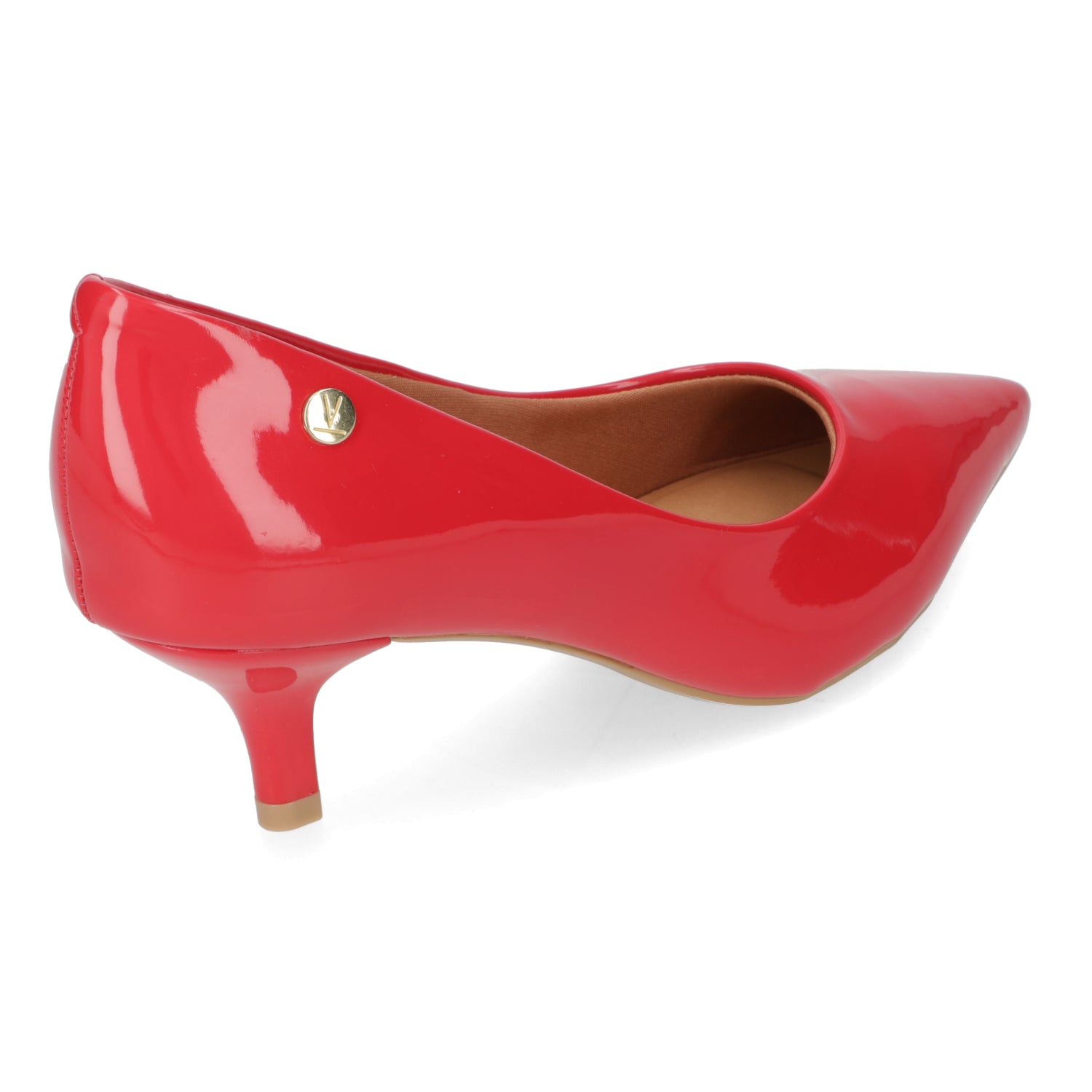 Stiletto Taco Aguja Efecto Charol Rojo 40 / Rojo