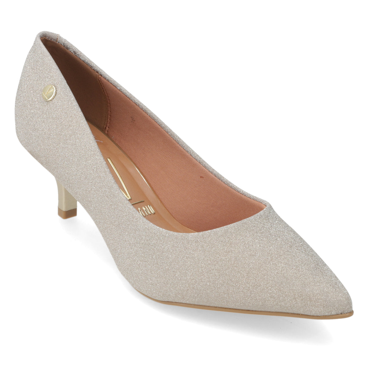 Stiletto Taco Aguja Dorado Vizzano