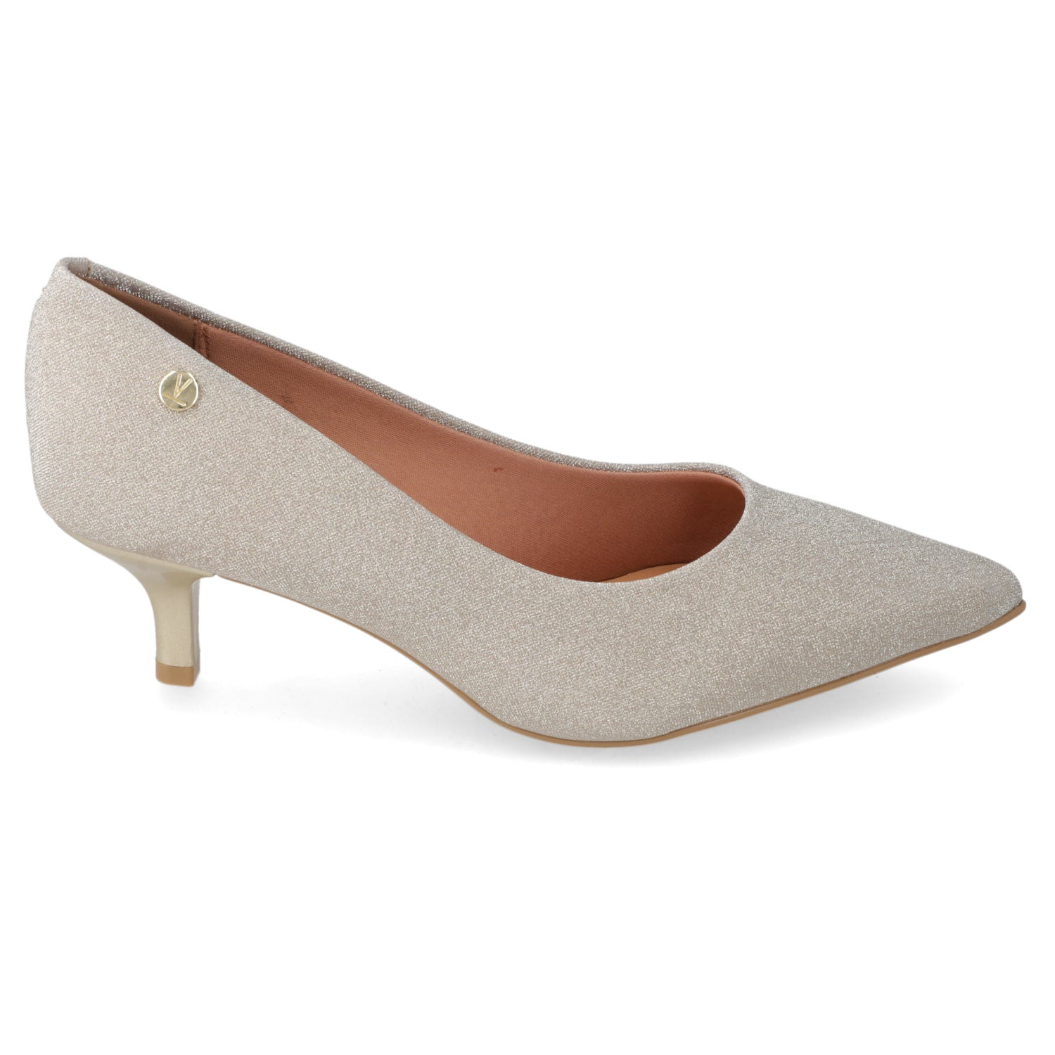 Stiletto Taco Aguja Dorado Vizzano