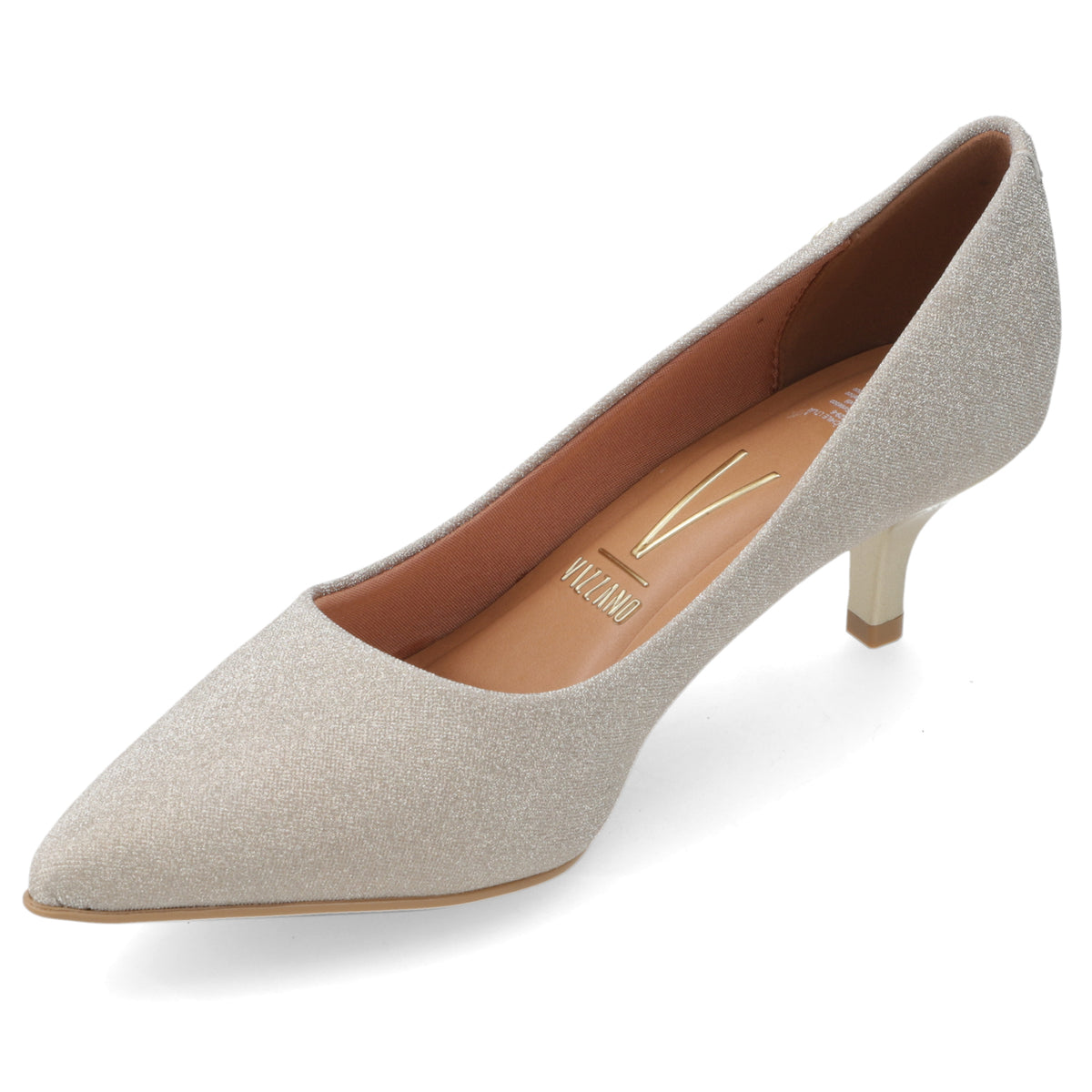 Stiletto Taco Aguja Dorado Vizzano