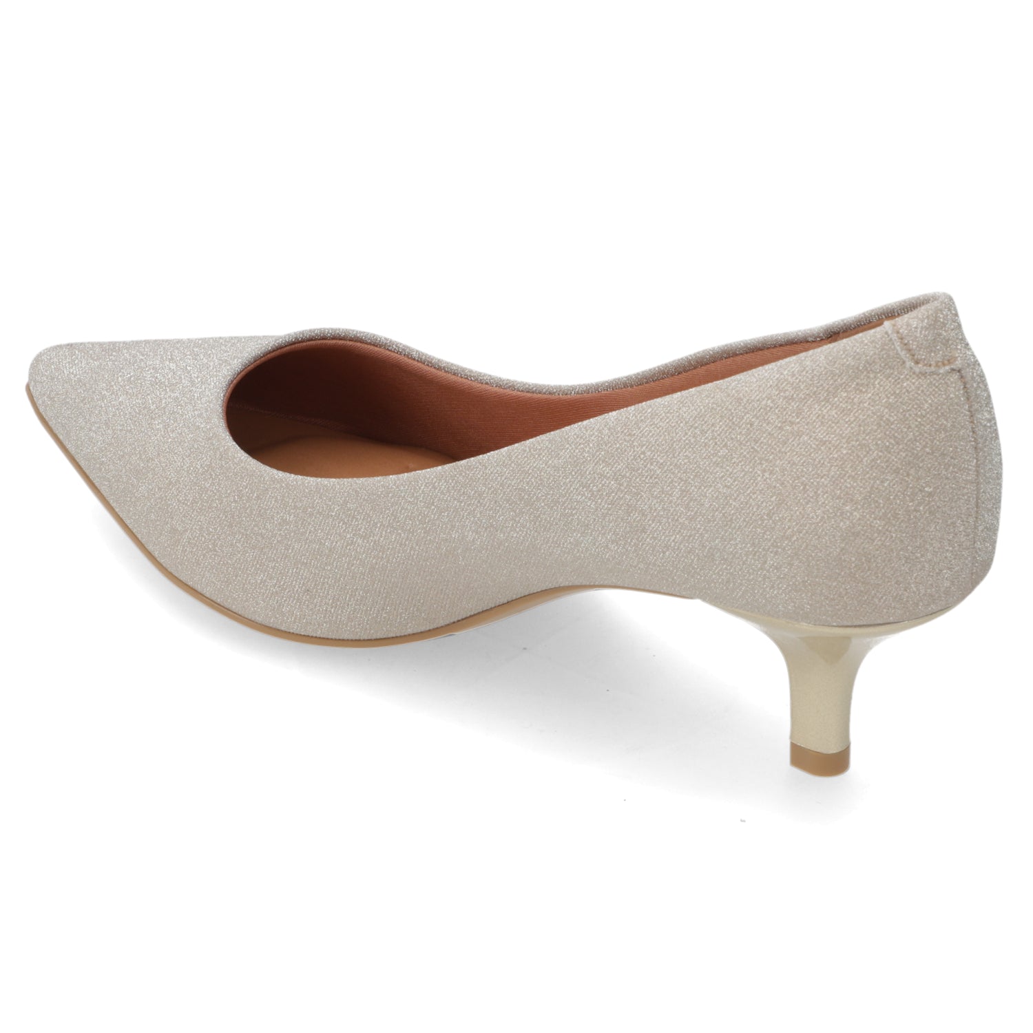 Stiletto Taco Aguja Dorado Vizzano