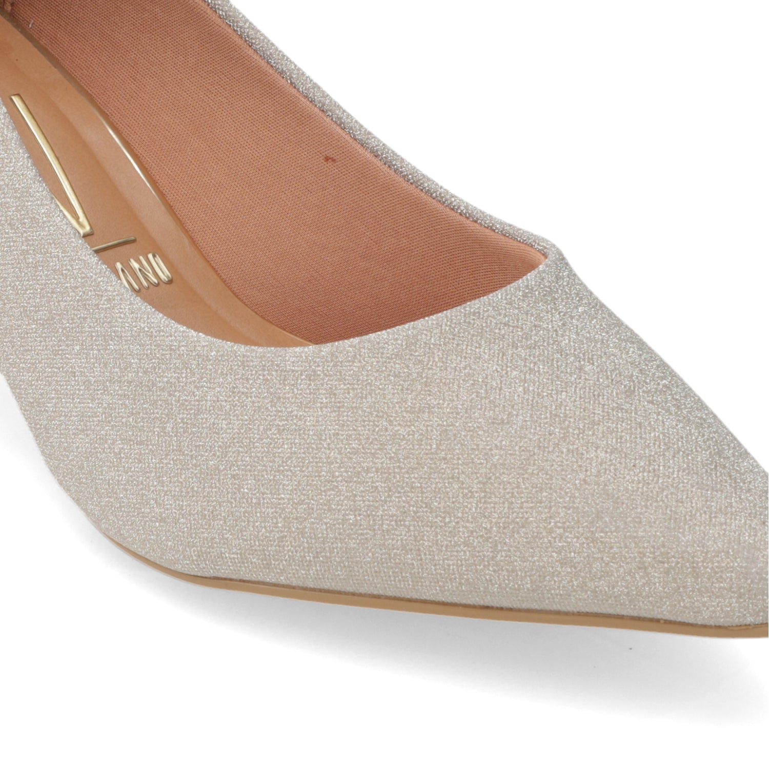 Stiletto Taco Aguja Dorado Vizzano