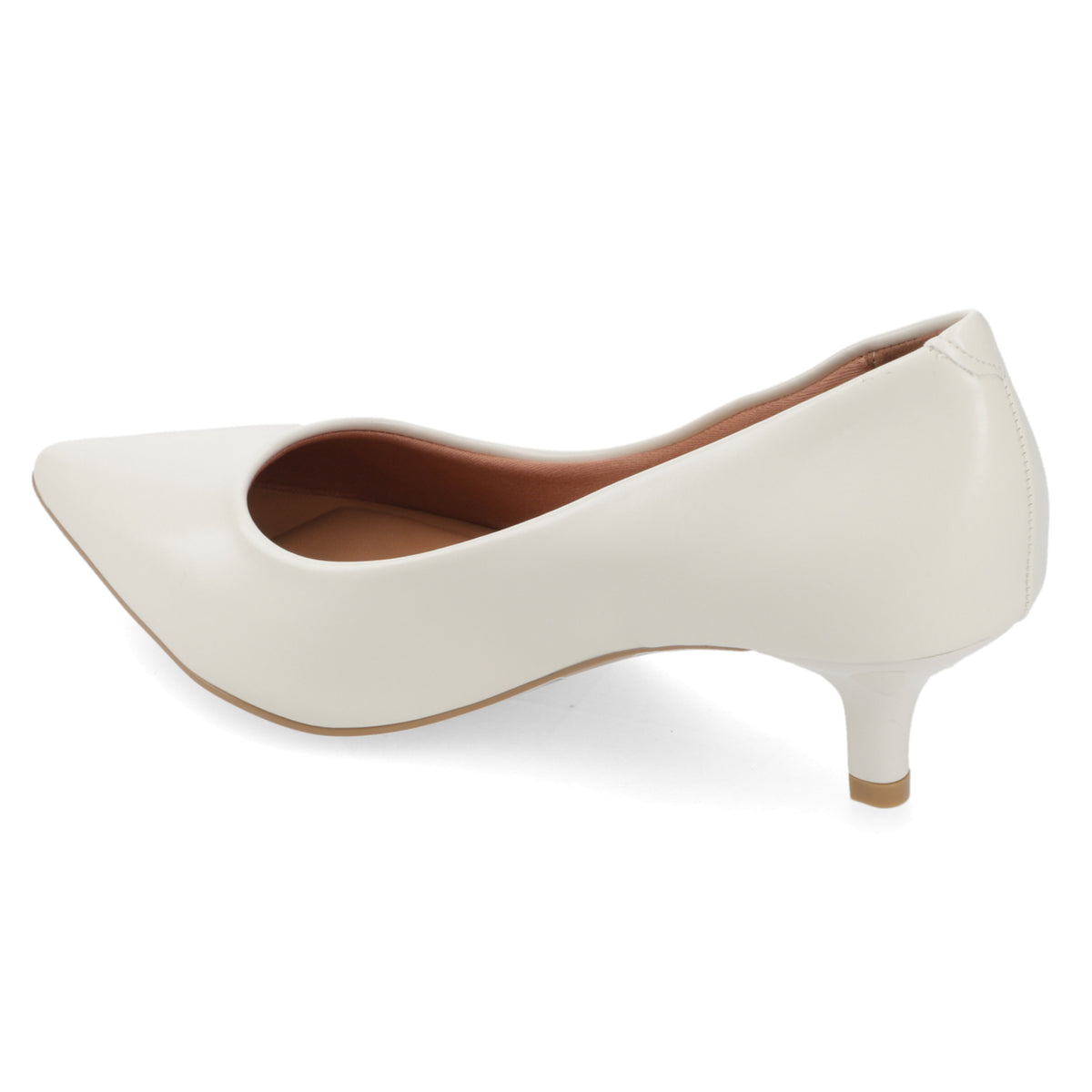Stiletto taco Aguja 5 cm Glossy Blanco Vizzano