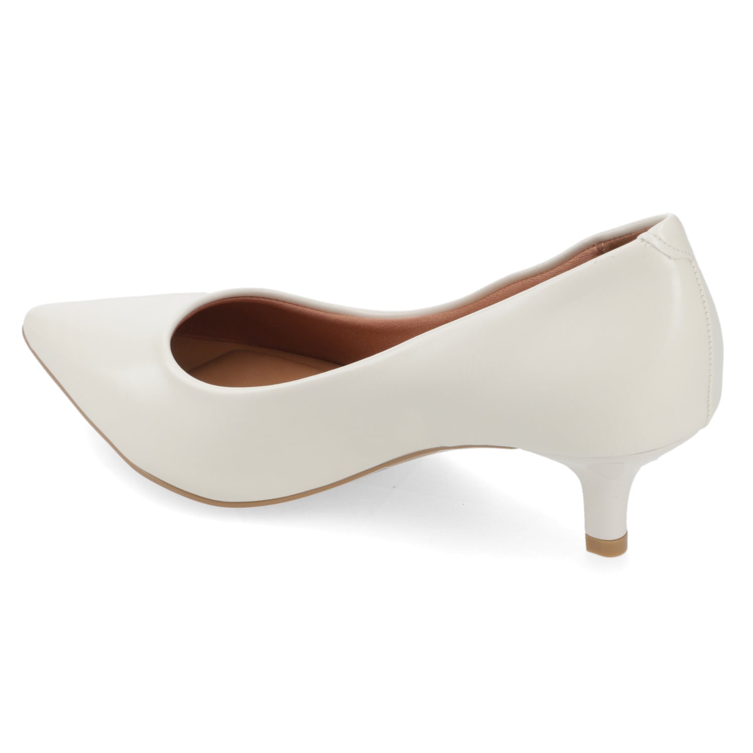 Stiletto taco Aguja 5 cm Glossy Blanco Vizzano