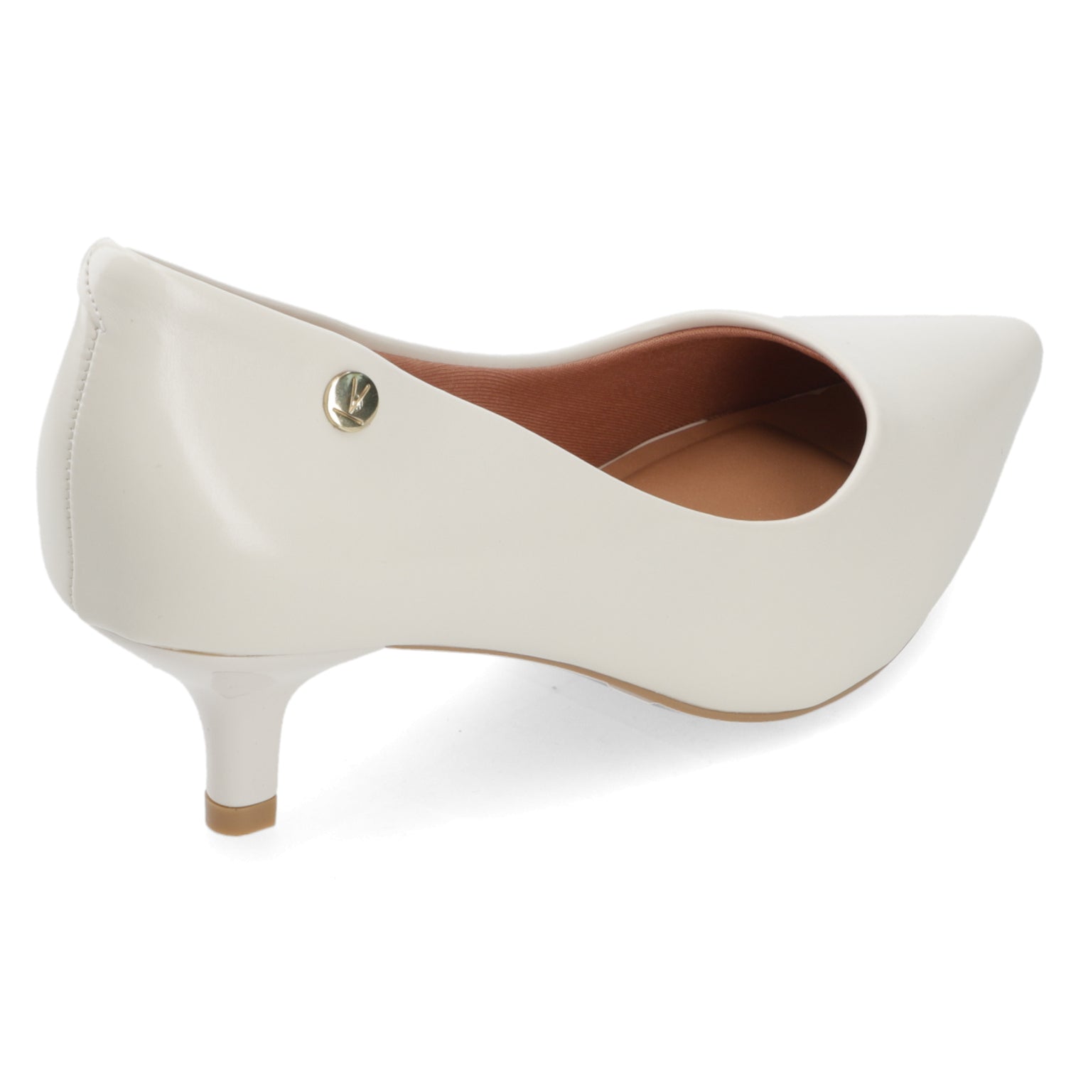 Stiletto taco Aguja 5 cm Glossy Blanco Vizzano