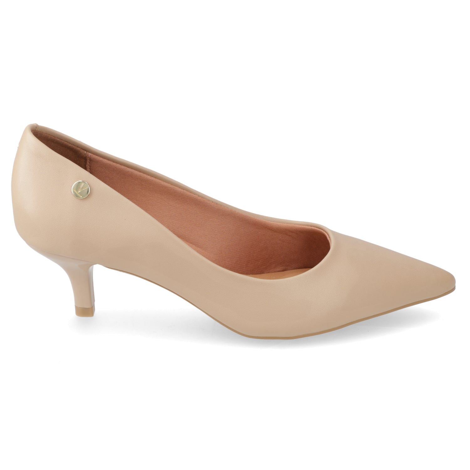 Stiletto Taco Aguja Eco Cuero Beige 34 / Beige