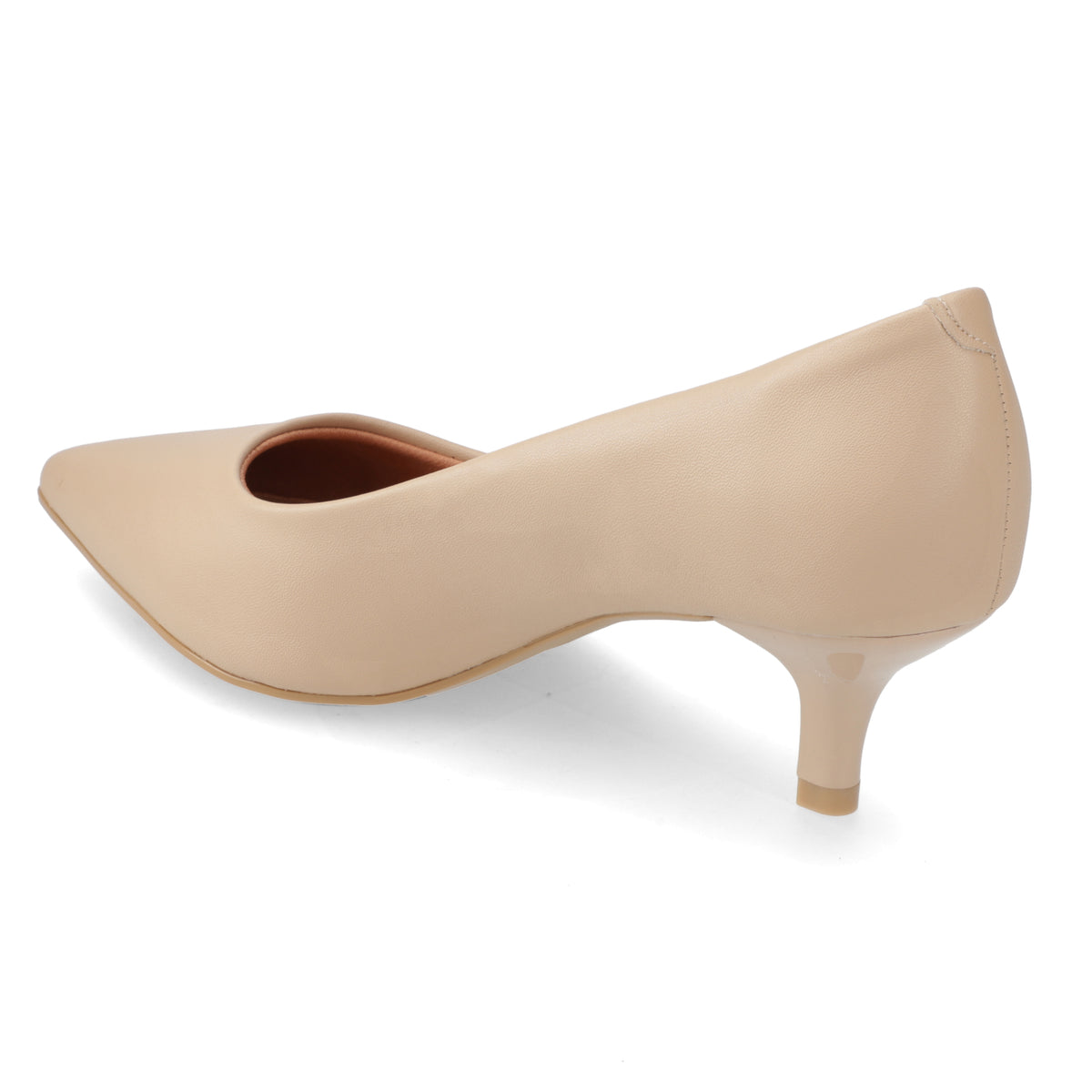Stiletto Taco Aguja Eco Cuero Beige 34 / Beige