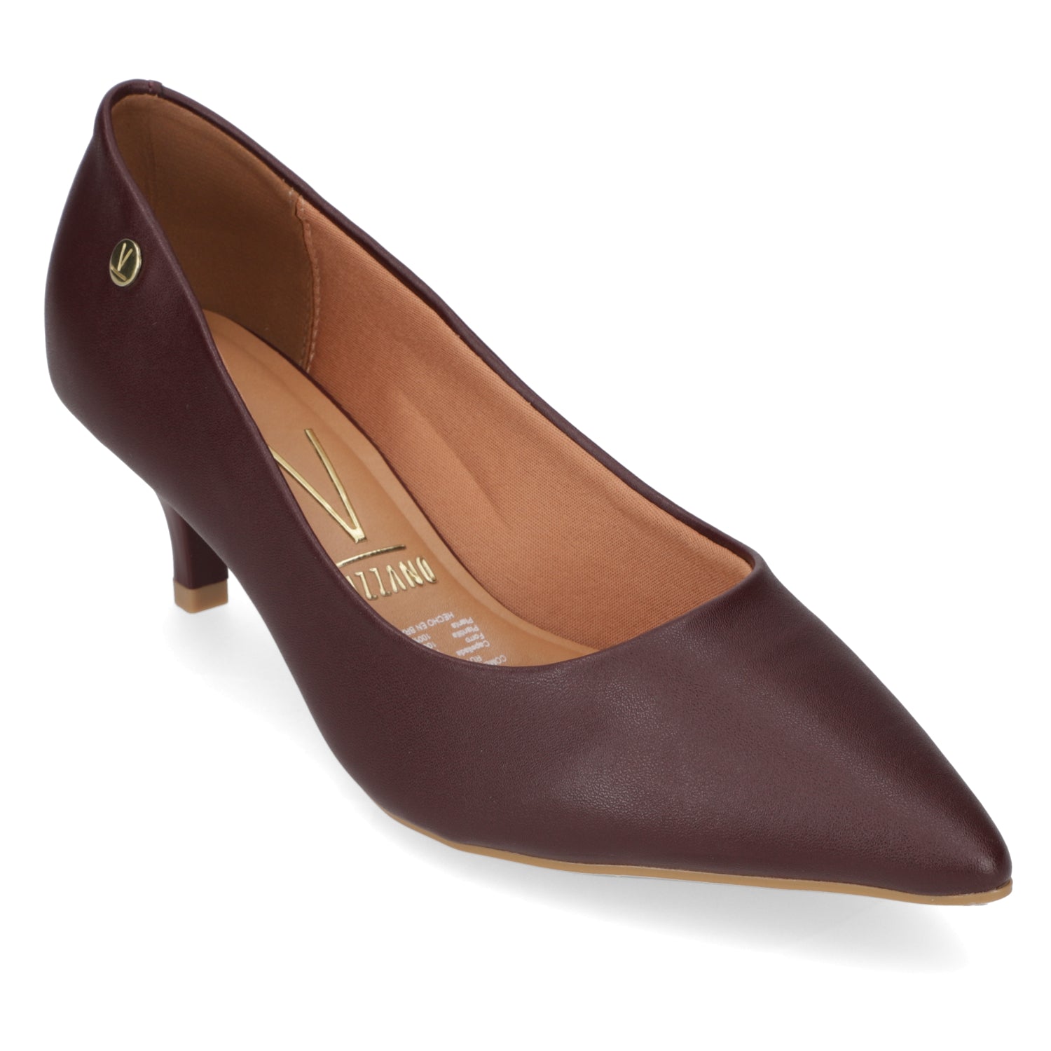 Stiletto Taco Aguja 5 cm Vino Vizzano 35 / Vino