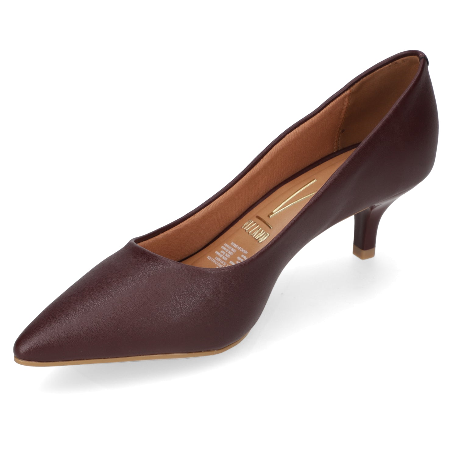 Stiletto Taco Aguja 5 cm Vino Vizzano 35 / Vino