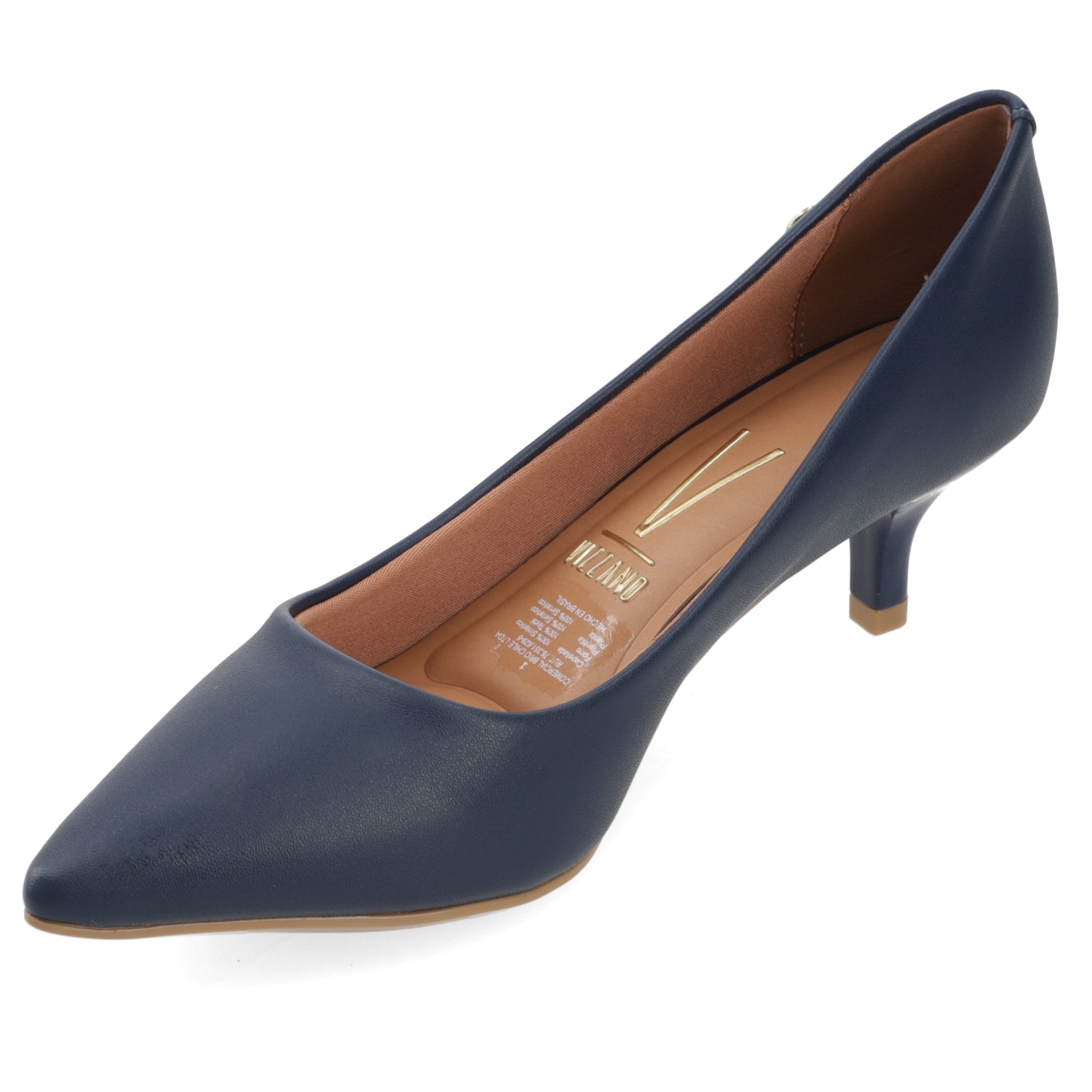 Stiletto Taco Aguja 5 cm Azul Marino