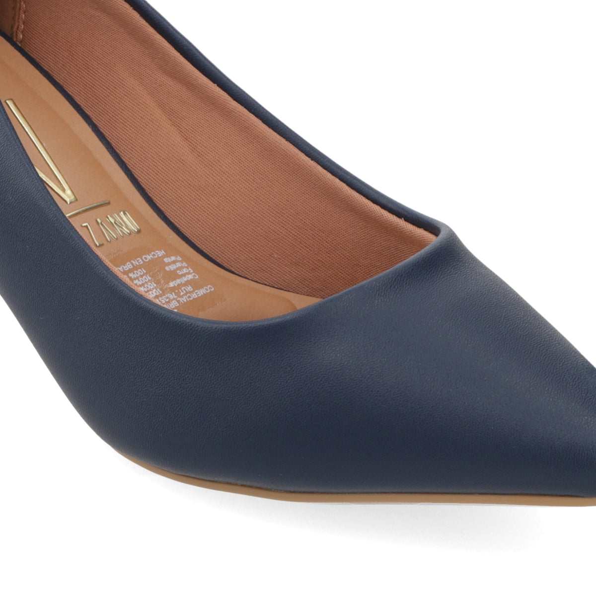 Stiletto Taco Aguja 5 cm Azul Marino