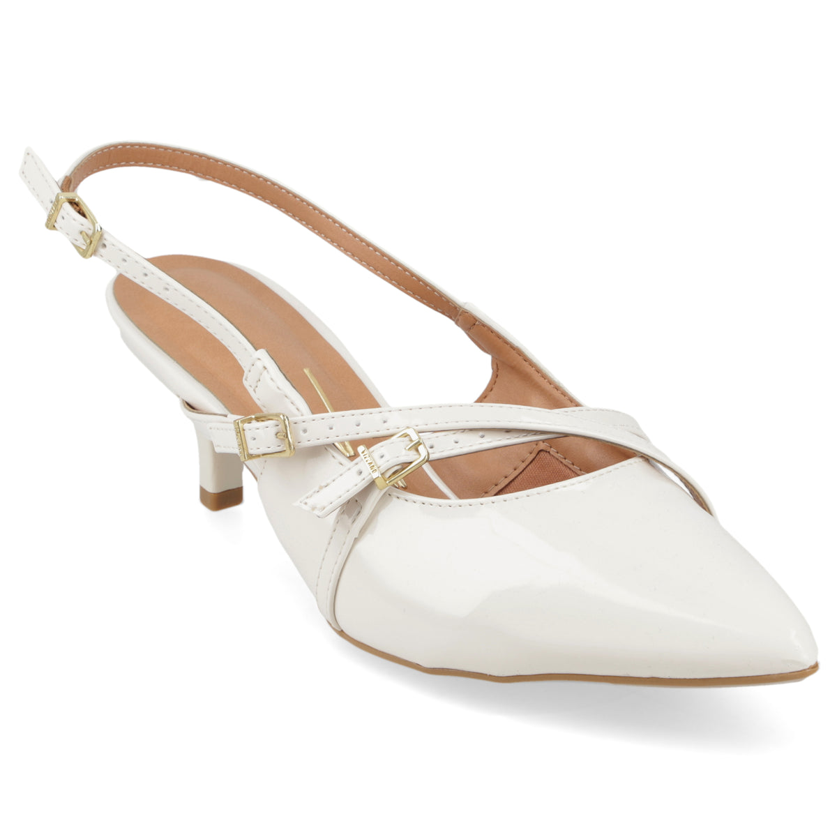 Stiletto Mujer Taco Medio Tiras Blanco Off Vizzano 35 / Blanco Off