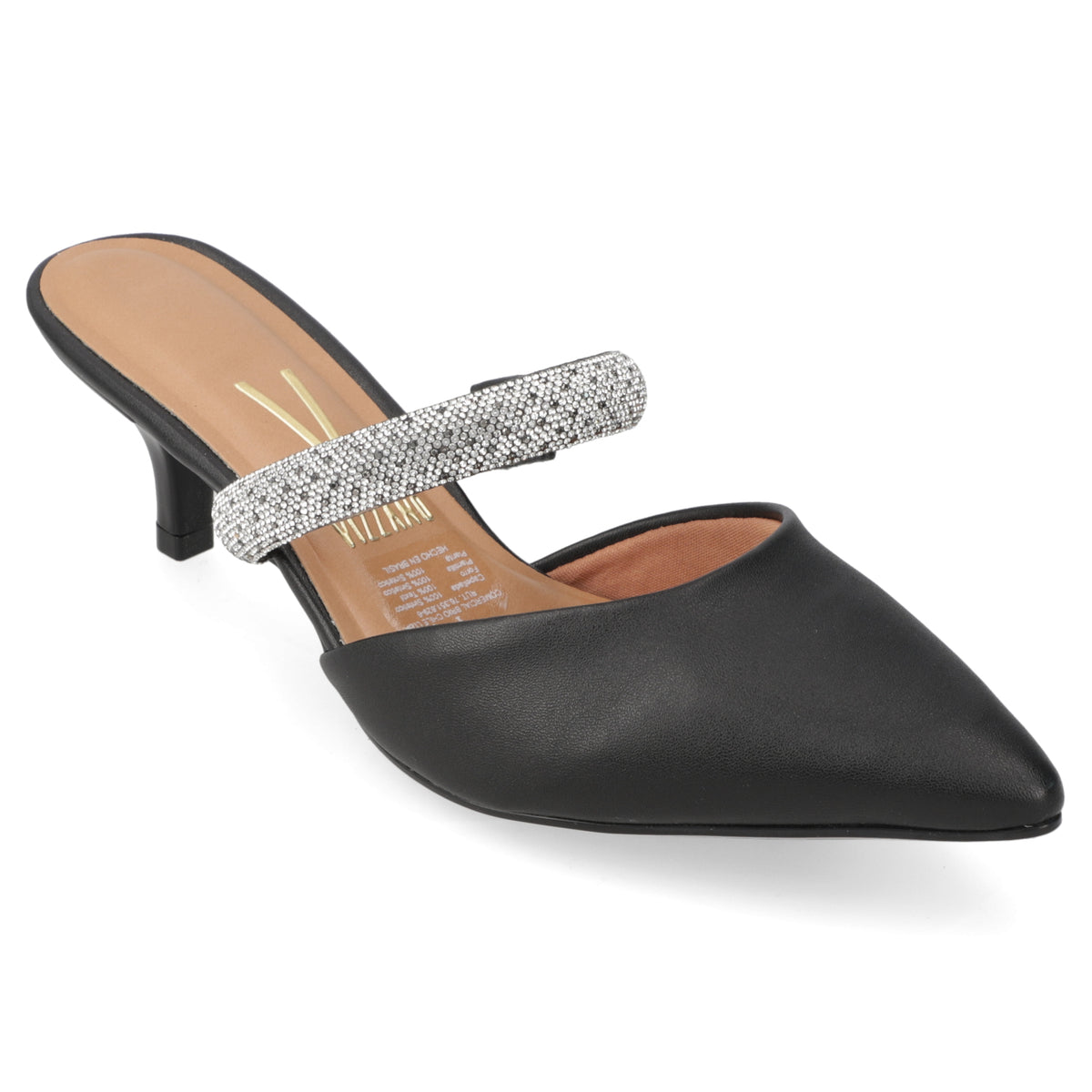 Stiletto Taco Aguja Negro Vizzano