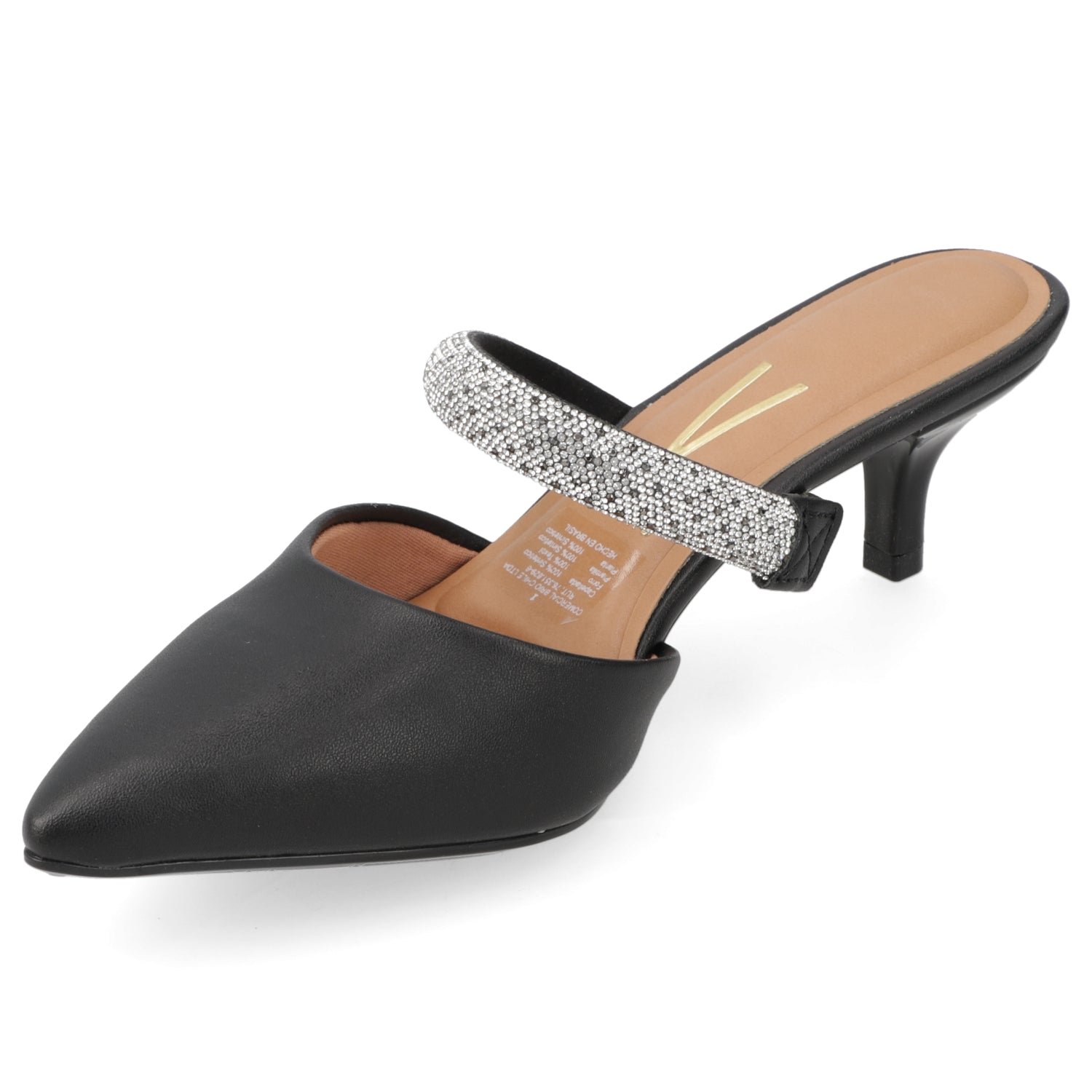 Stiletto Taco Aguja Negro Vizzano