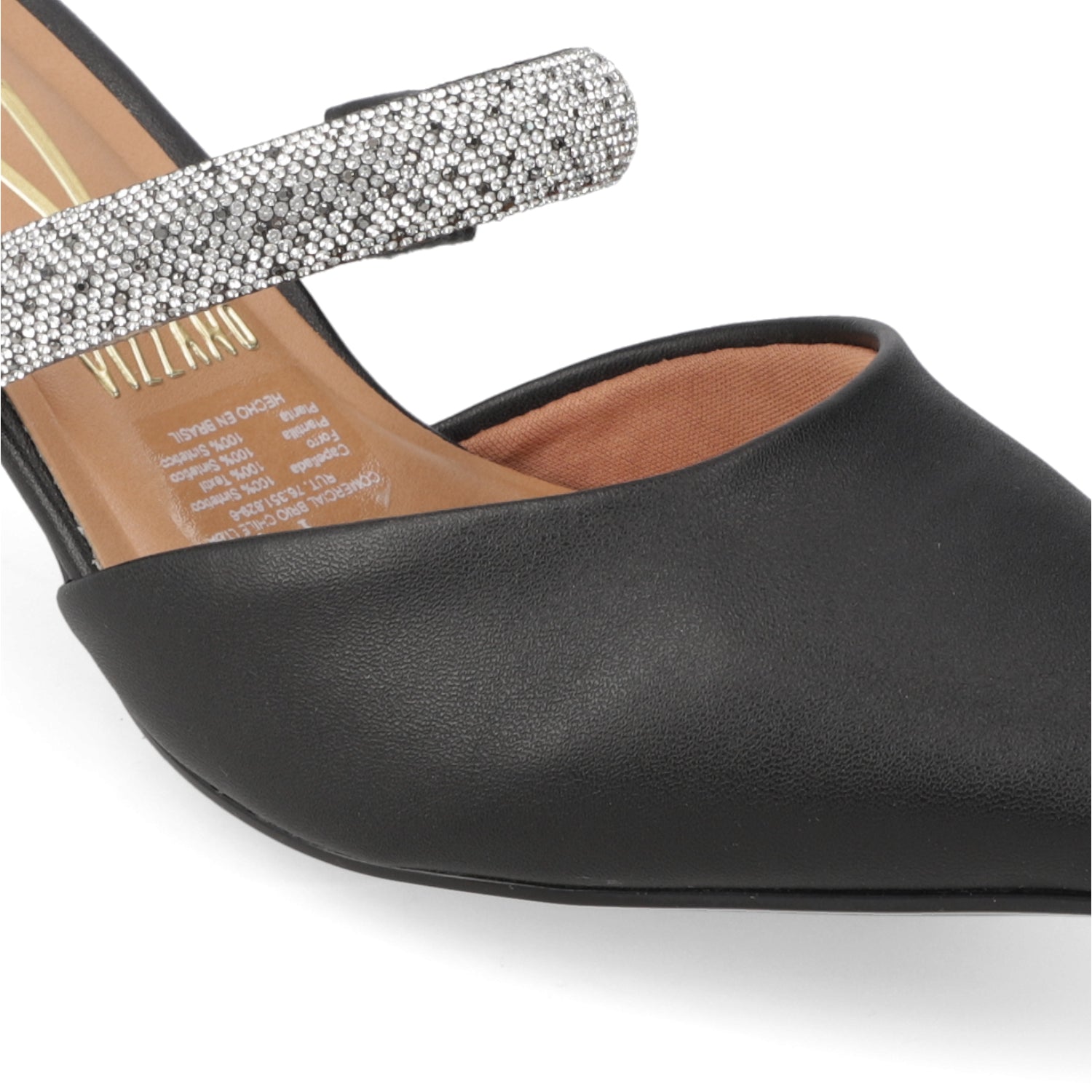 Stiletto Taco Aguja Negro Vizzano