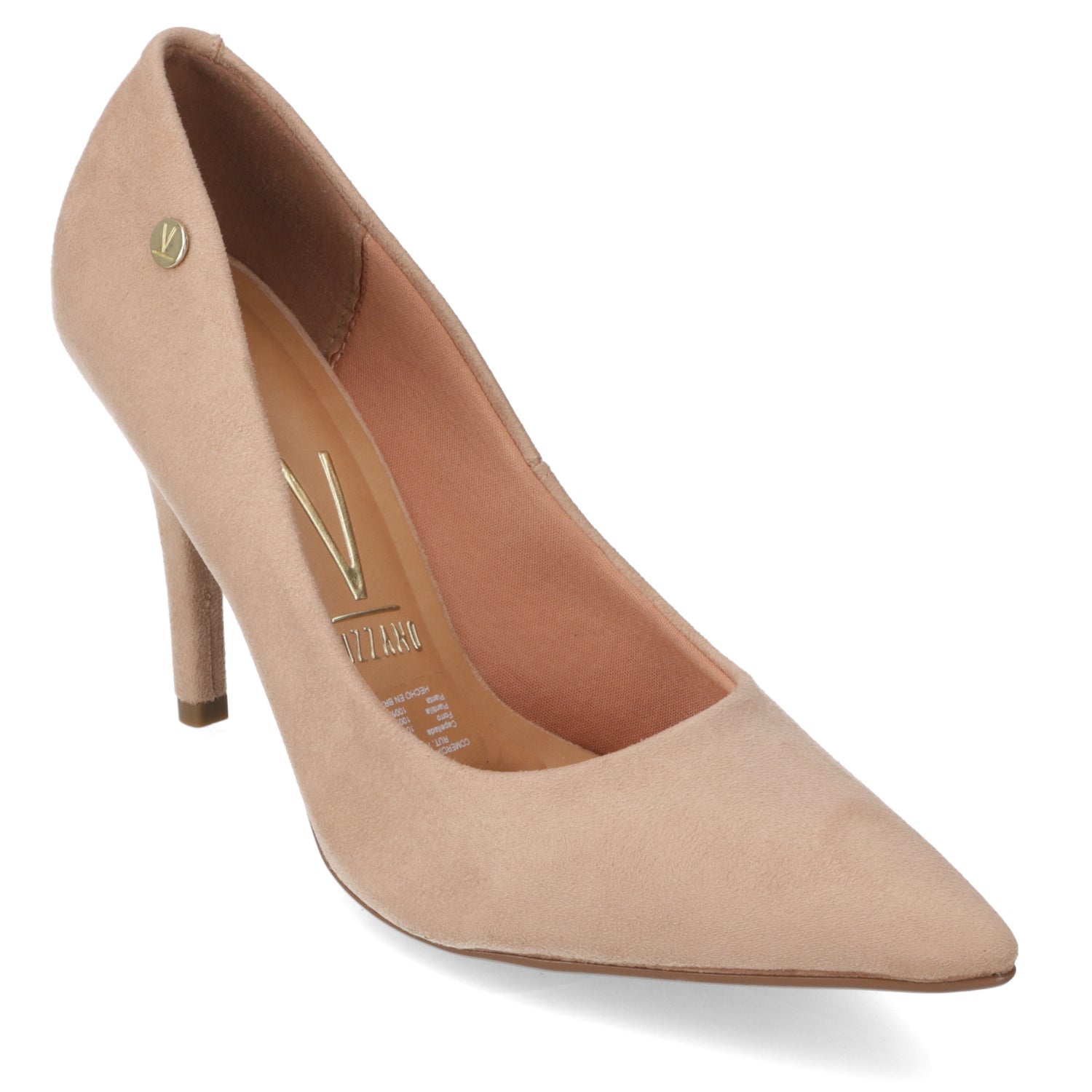 Stiletto Taco Aguja Beige