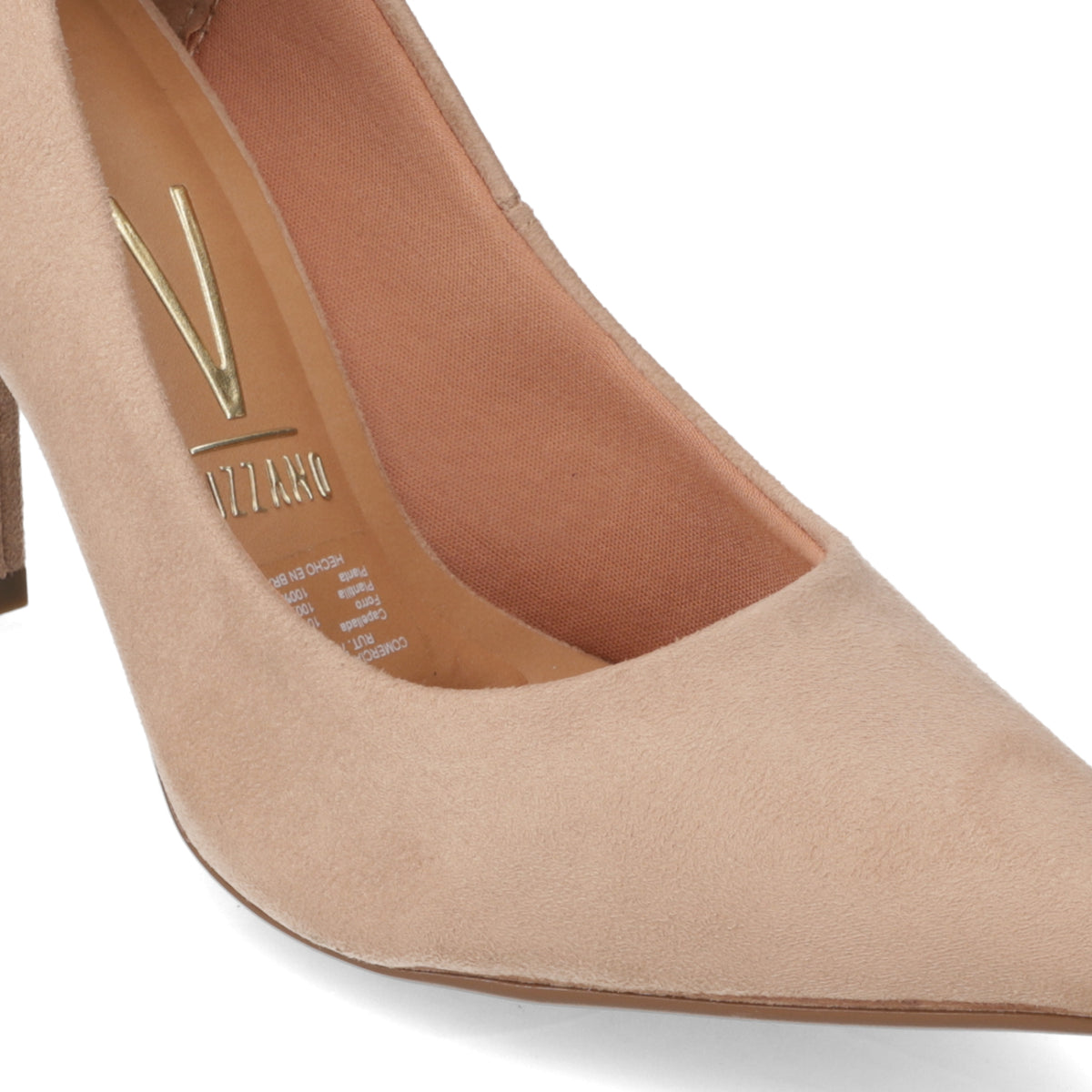 Stiletto Taco Aguja Beige