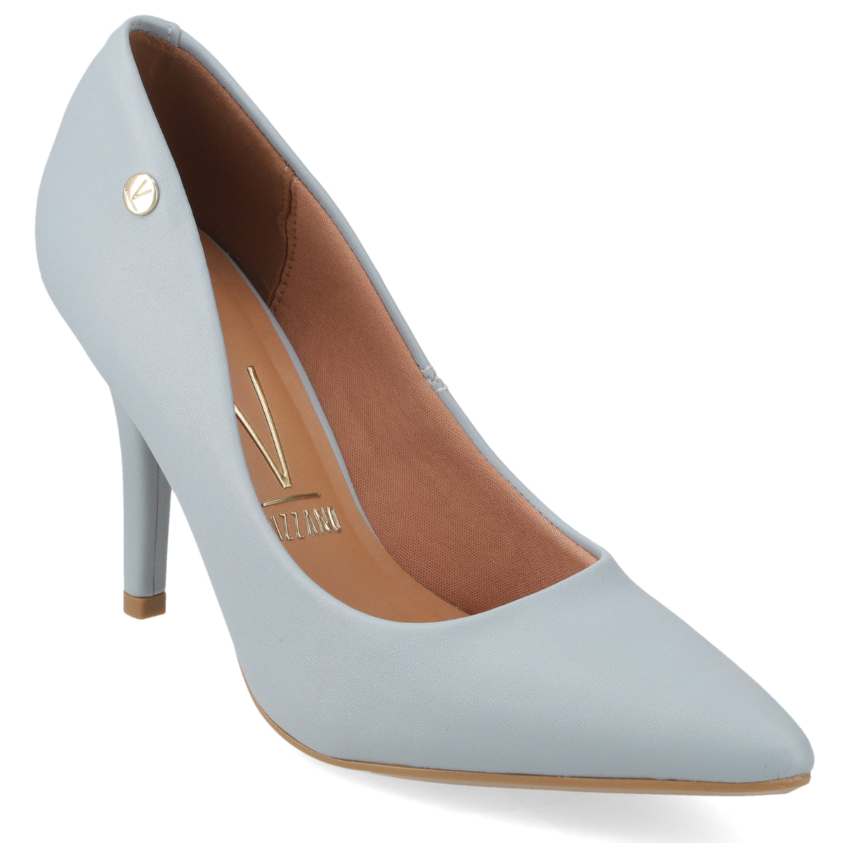 Stiletto Mujer Taco Aguja Celeste Vizzano