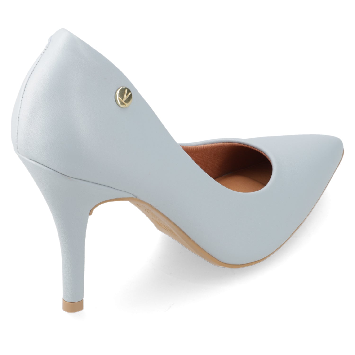 Stiletto Taco Aguja Alto Celeste Vizzano Ecocuero 35 / Celeste