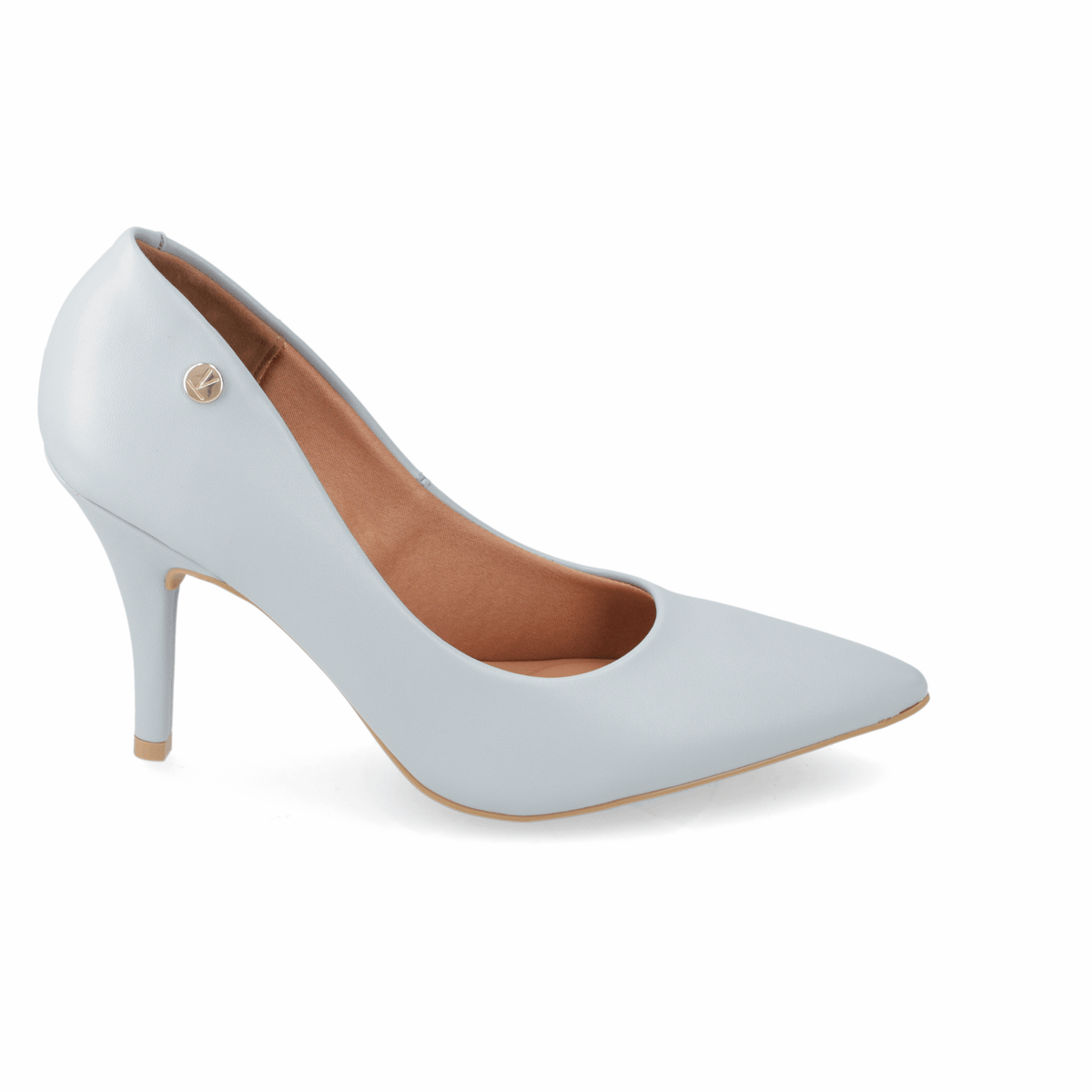 Stiletto Taco Aguja Alto Celeste Vizzano Ecocuero 35 / Celeste