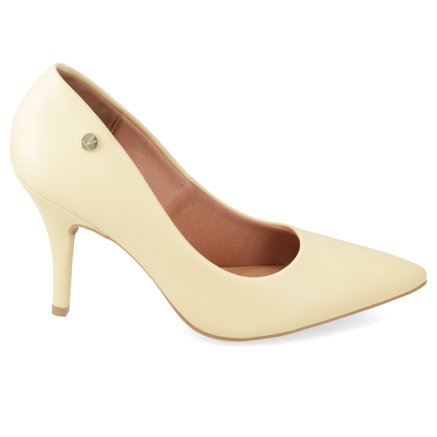 Stiletto Taco Aguja Alto Amarillo Vizzano Ecocuero 35 / Amarillo