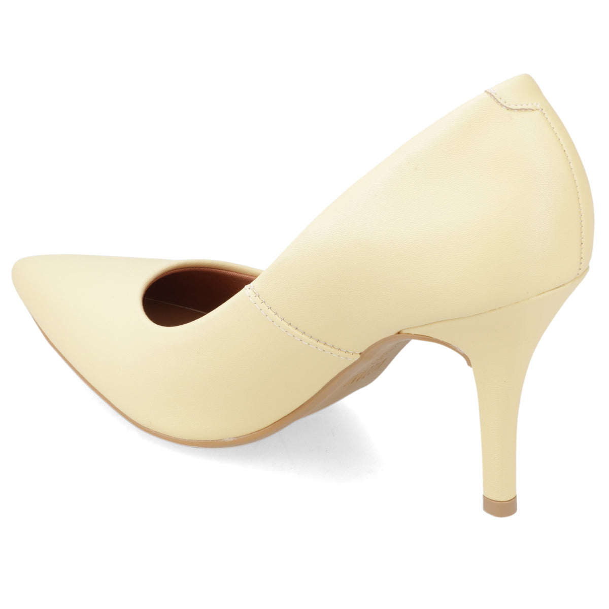 Stiletto Taco Aguja Alto Amarillo Vizzano Ecocuero 35 / Amarillo
