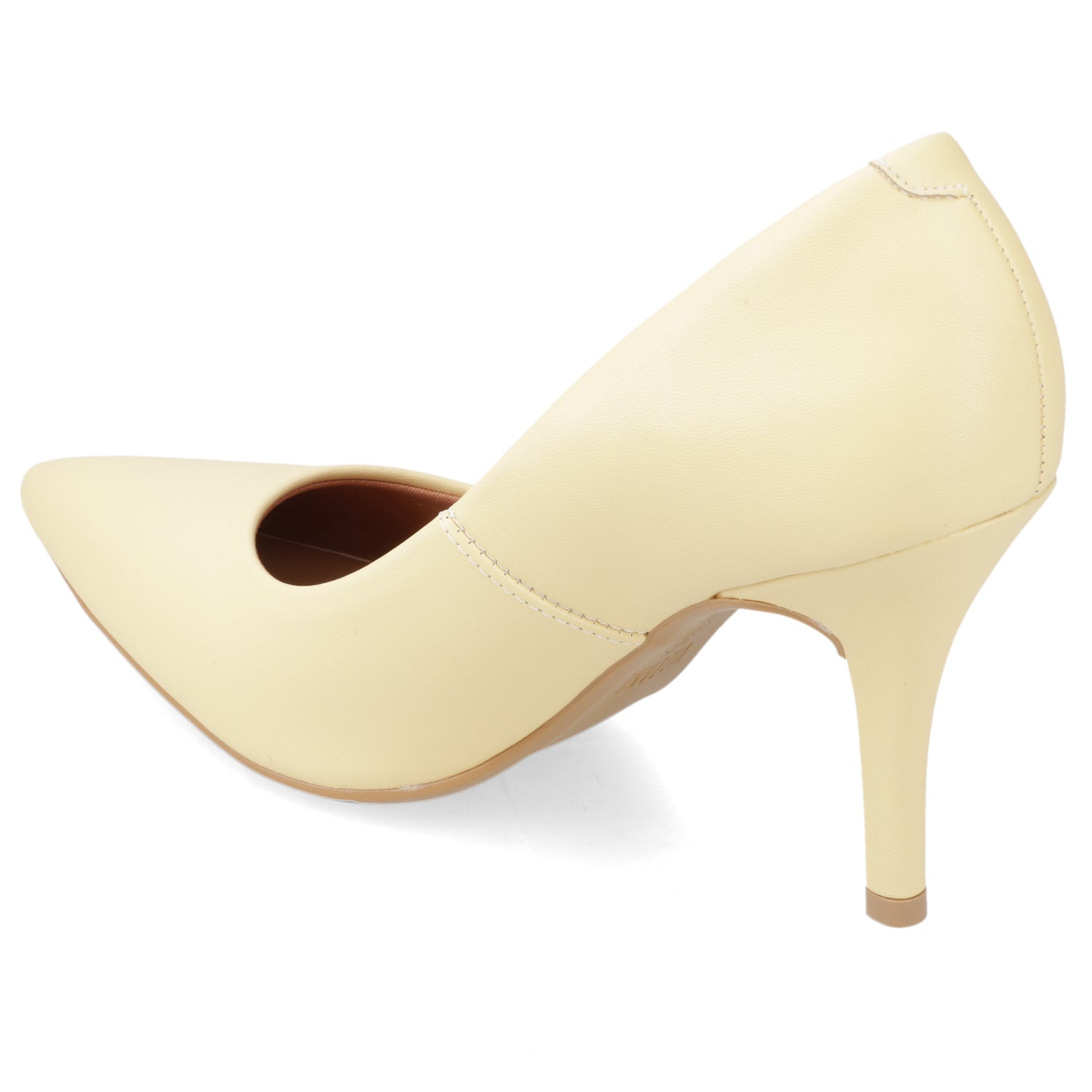 Stiletto Taco Aguja Alto Amarillo Vizzano Ecocuero 35 / Amarillo