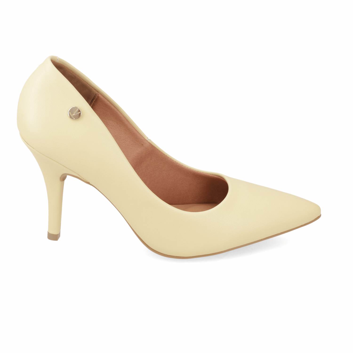 Stiletto Taco Aguja Alto Amarillo Vizzano Ecocuero 35 / Amarillo