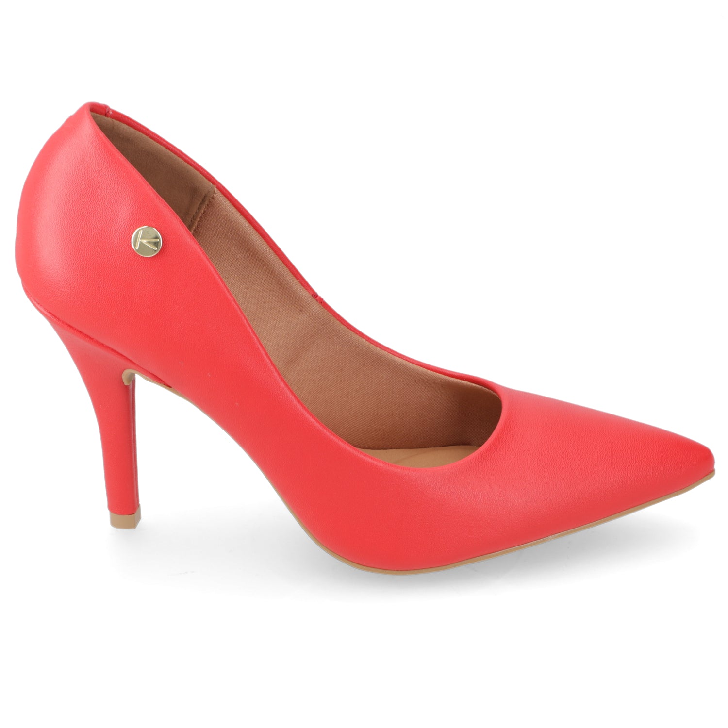 Stiletto Taco Aguja Alto Rojo Vizzano Ecocuero 34 / Rojo