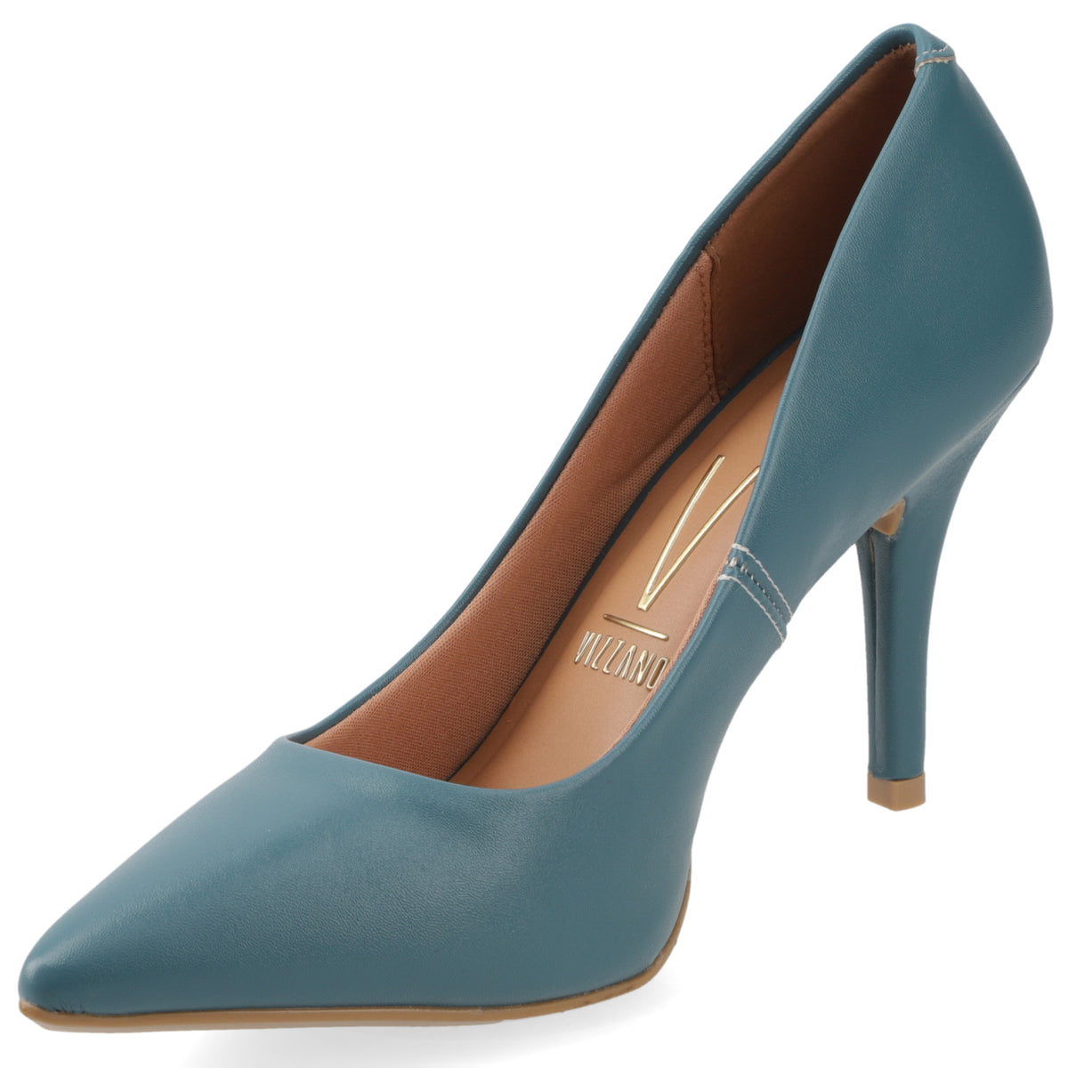 Stiletto Mujer Taco Aguja Verde Petróleo 35 / Petróleo