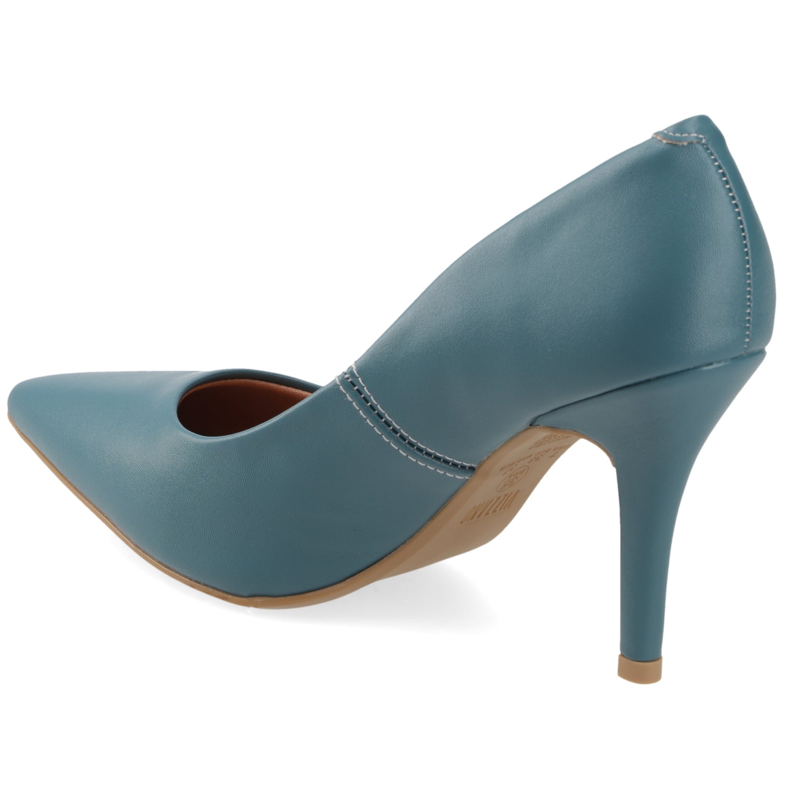 Stiletto Mujer Taco Aguja Verde Petróleo 35 / Petróleo