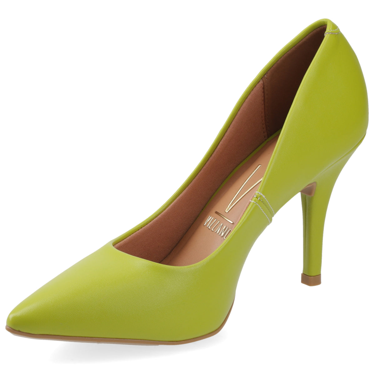 Stiletto Mujer Taco Aguja Verde Lima 35 / Lima