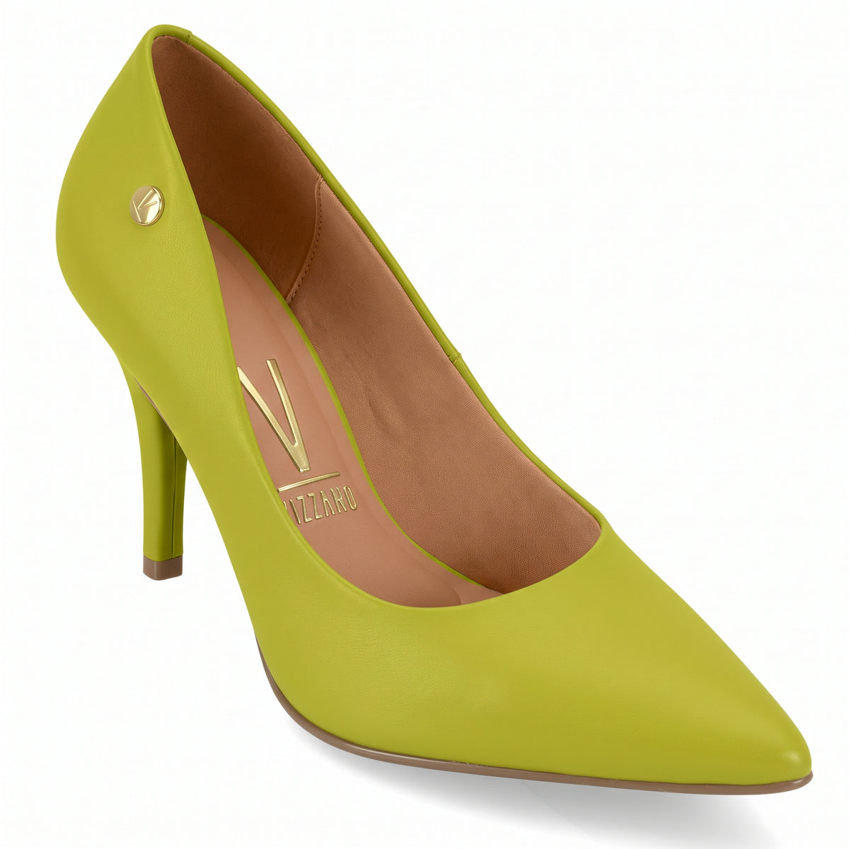 Stiletto Mujer Taco Aguja Verde Lima 35 / Lima