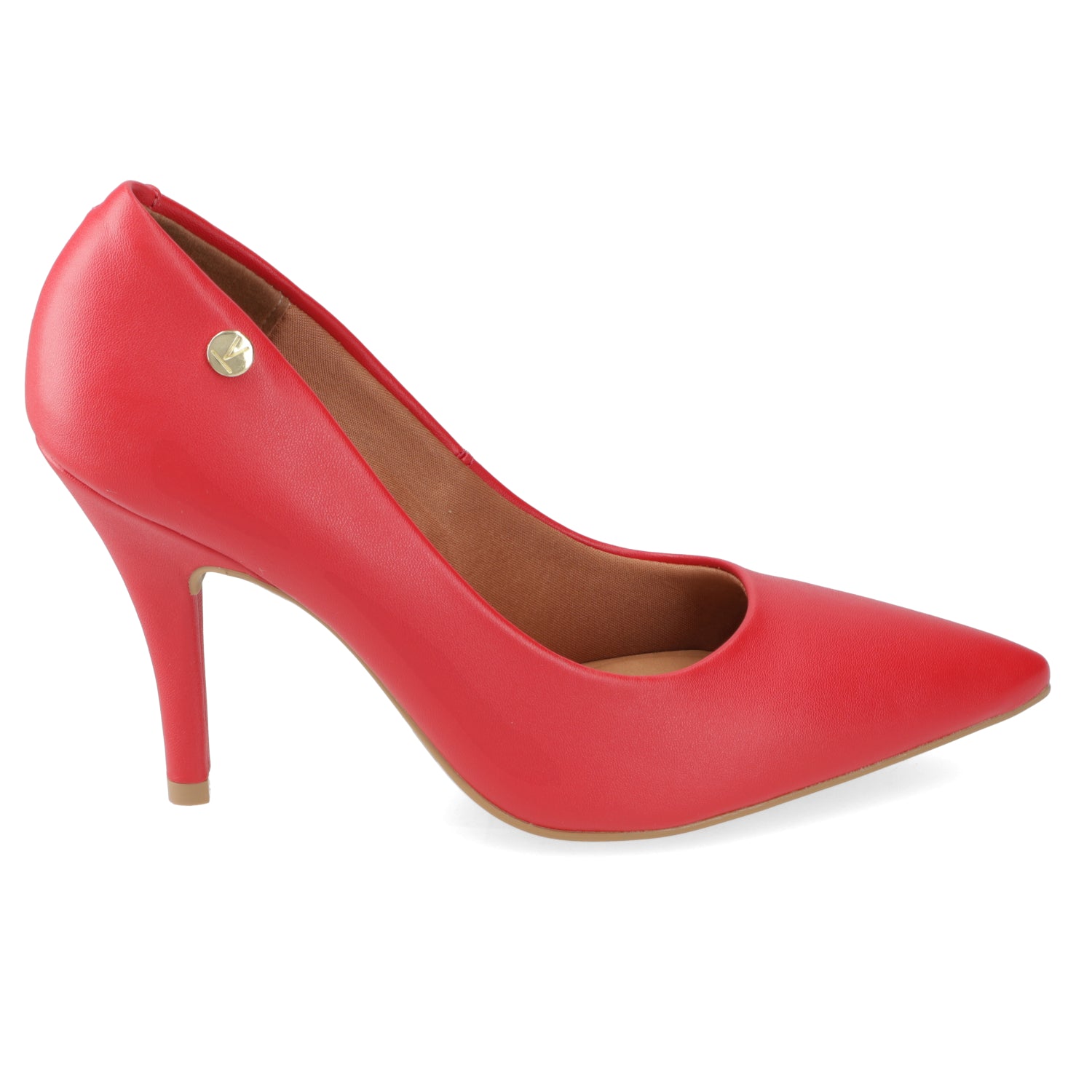Stiletto Taco Aguja EcoCuero 34 / Rojo