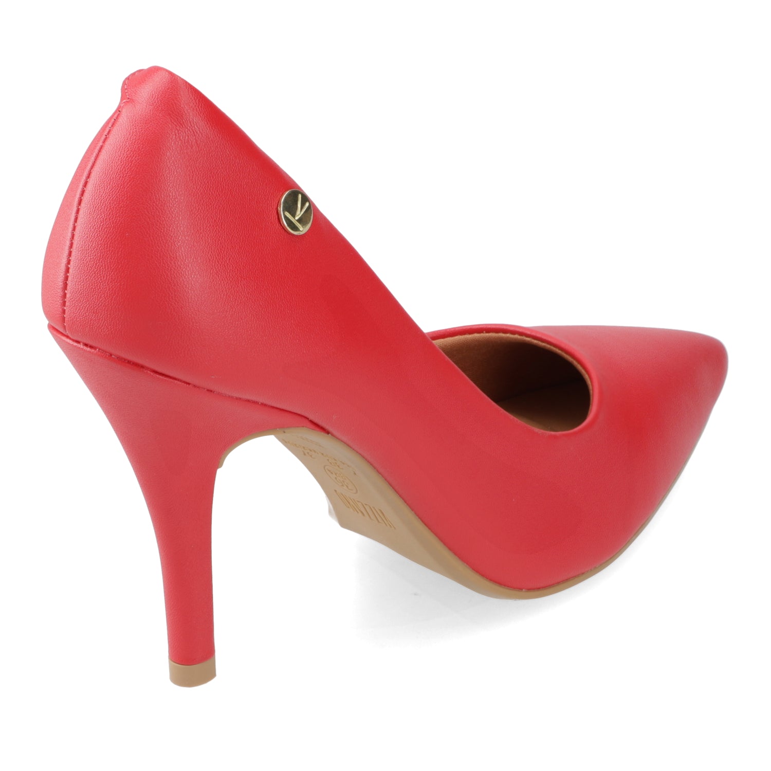 Stiletto Taco Aguja EcoCuero 34 / Rojo